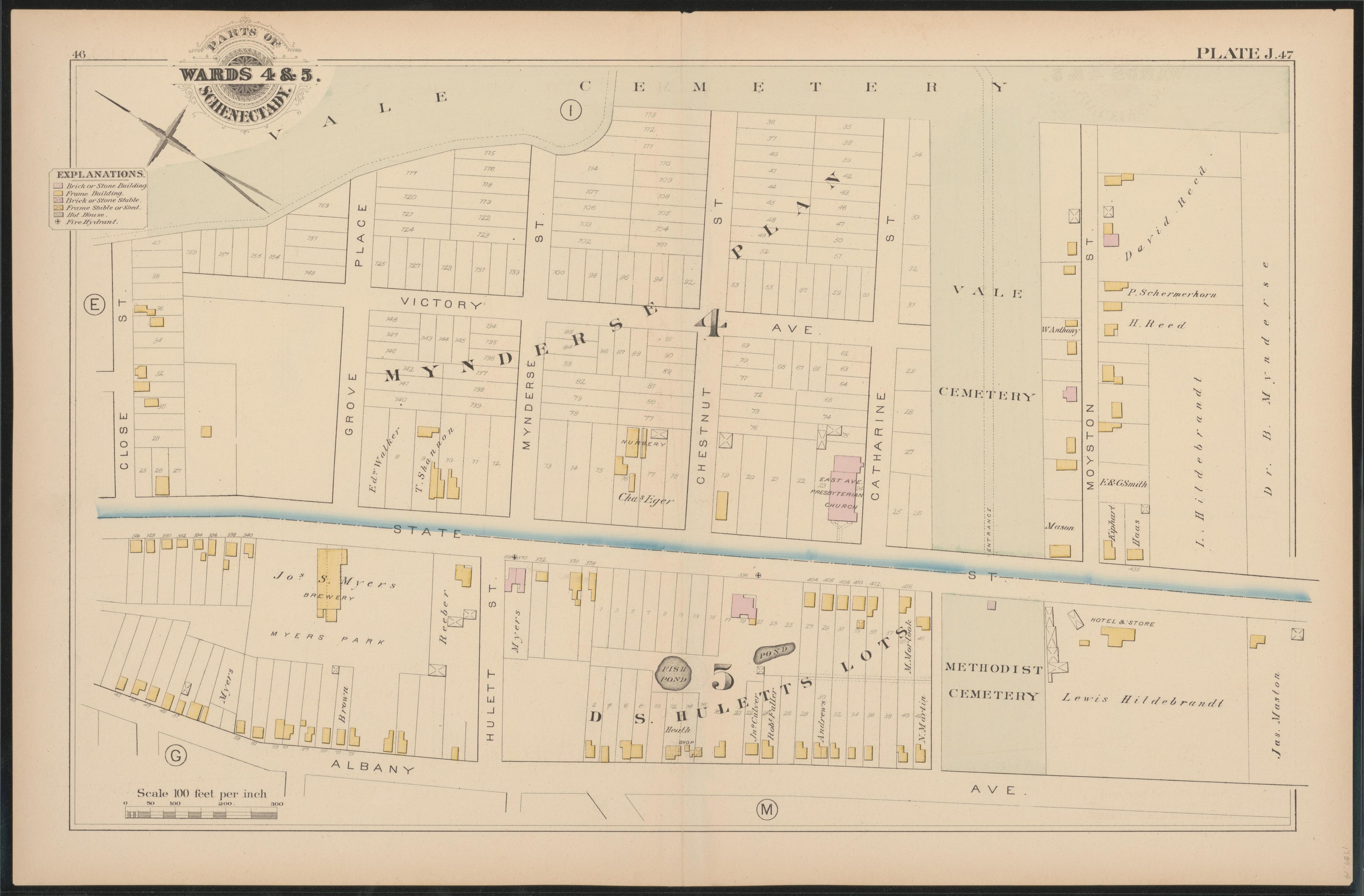 Image 14 of City Atlas of Schenectady, N.Y. (maps Only) from City Atlas of Schenectady, N.Y. : from Official Records, Private Plans and Actual Surveys 1880 by Relic Map Company