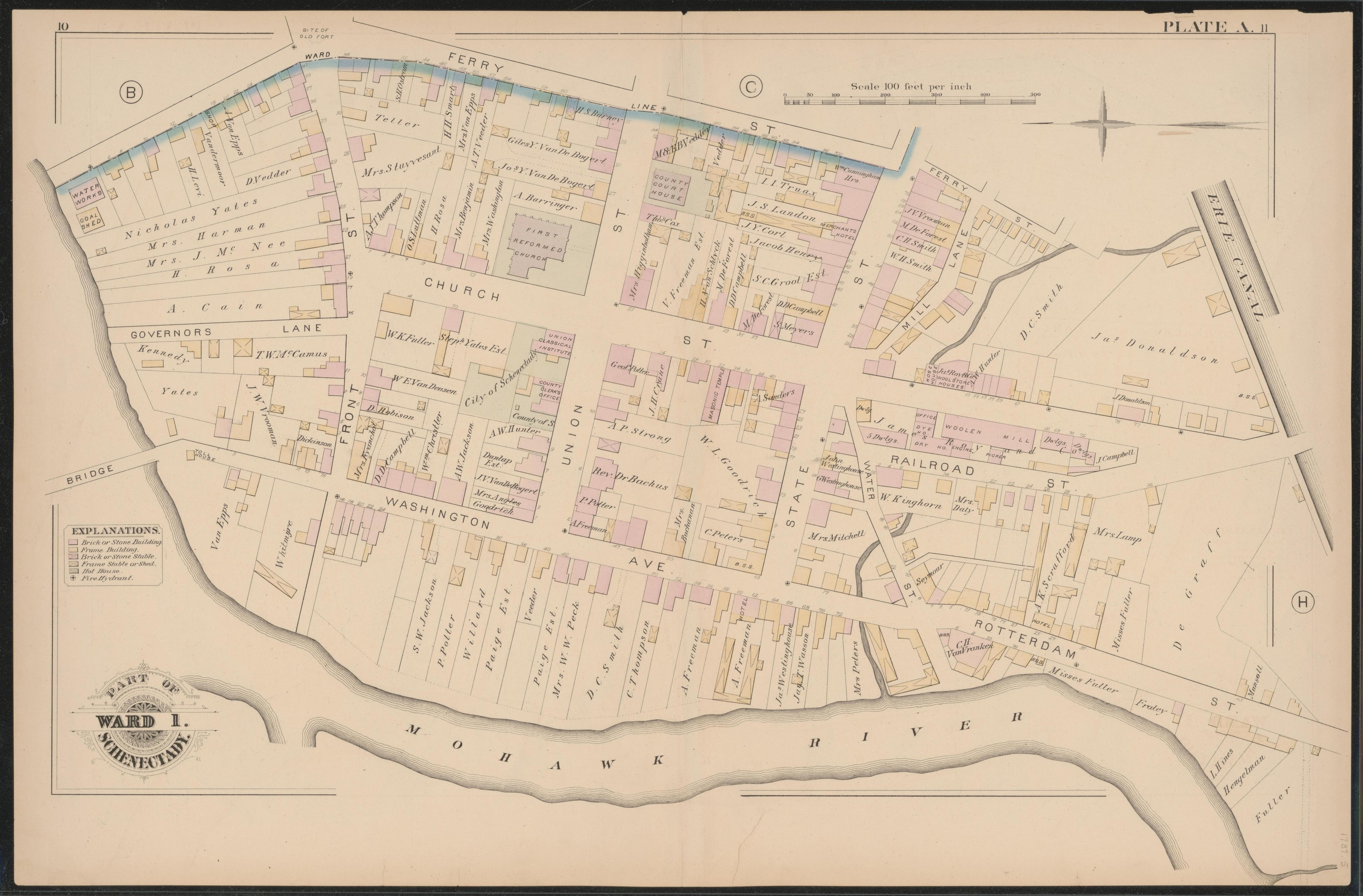 Image 6 of City Atlas of Schenectady, N.Y. (maps Only) from City Atlas of Schenectady, N.Y. : from Official Records, Private Plans and Actual Surveys 1880 by Relic Map Company