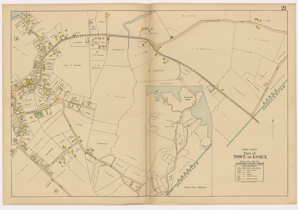 Image 25 of Atlas of the Towns of Topsfield, Ipswich, Essex, Hamilton and Wenham, Essex County, Massachusetts from Atlas of the Towns of Topsfield, Ipswich, Essex, Hamilton and Wenham, Essex County, Massachusetts 1910 by Relic Map Company