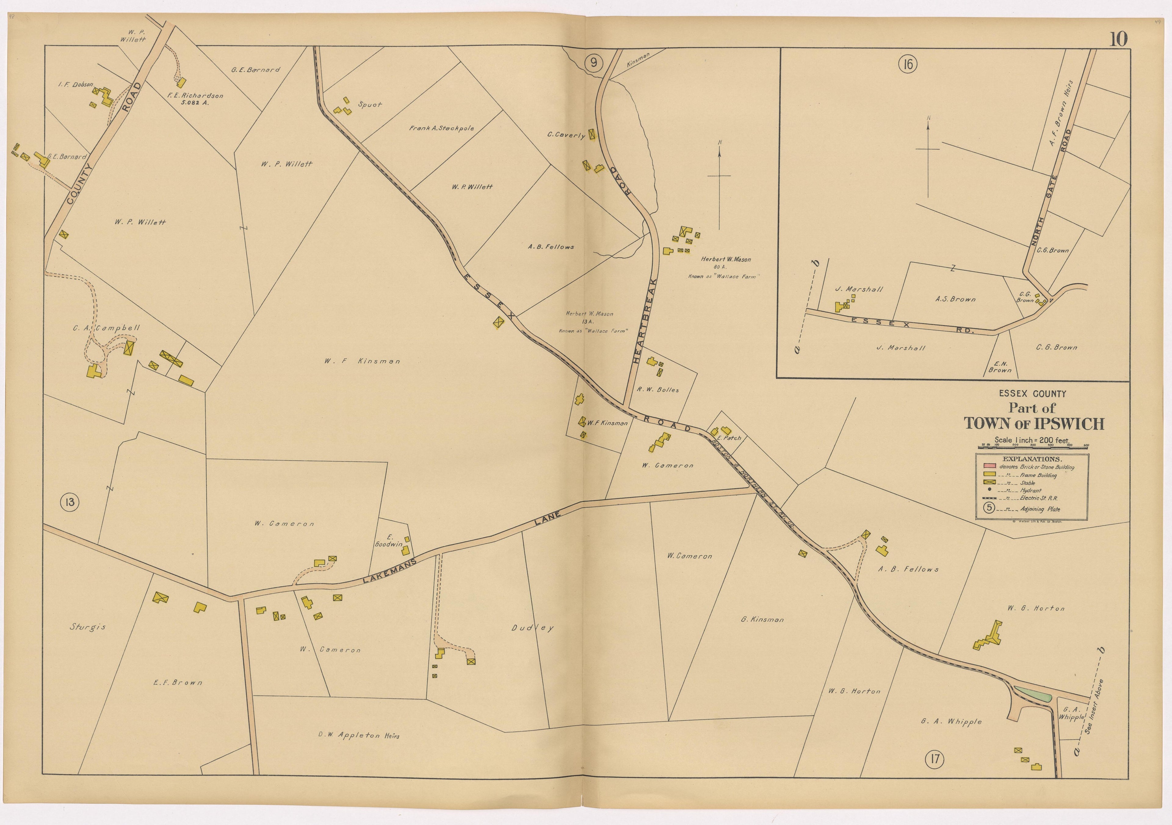 Image 14 of Atlas of the Towns of Topsfield, Ipswich, Essex, Hamilton and Wenham, Essex County, Massachusetts from Atlas of the Towns of Topsfield, Ipswich, Essex, Hamilton and Wenham, Essex County, Massachusetts 1910 by Relic Map Company