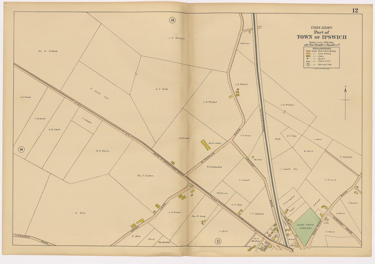 Image 16 of Atlas of the Towns of Topsfield, Ipswich, Essex, Hamilton and Wenham, Essex County, Massachusetts from Atlas of the Towns of Topsfield, Ipswich, Essex, Hamilton and Wenham, Essex County, Massachusetts 1910 by Relic Map Company