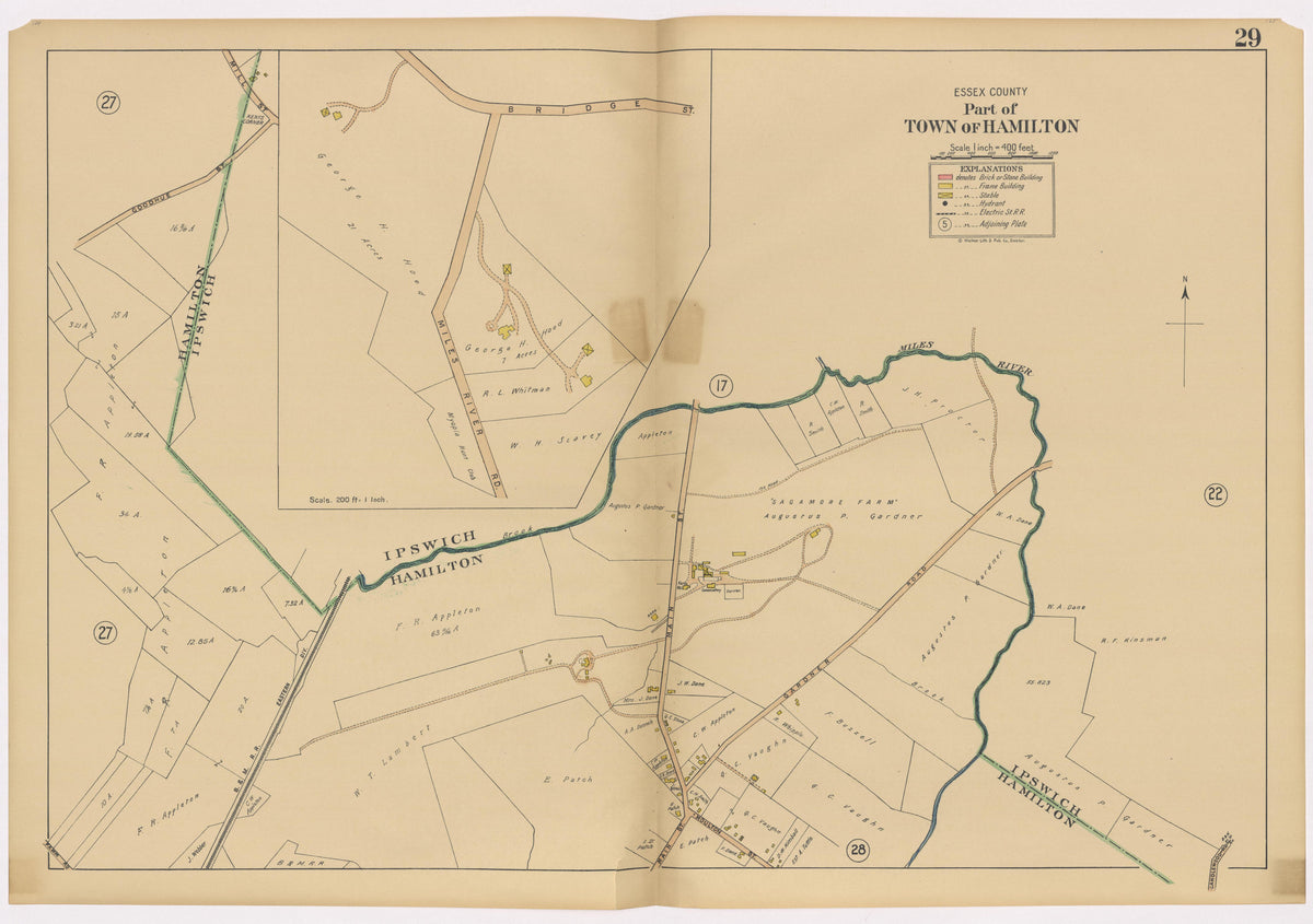 Image 33 of Atlas of the Towns of Topsfield, Ipswich, Essex, Hamilton and Wenham, Essex County, Massachusetts from Atlas of the Towns of Topsfield, Ipswich, Essex, Hamilton and Wenham, Essex County, Massachusetts 1910 by Relic Map Company