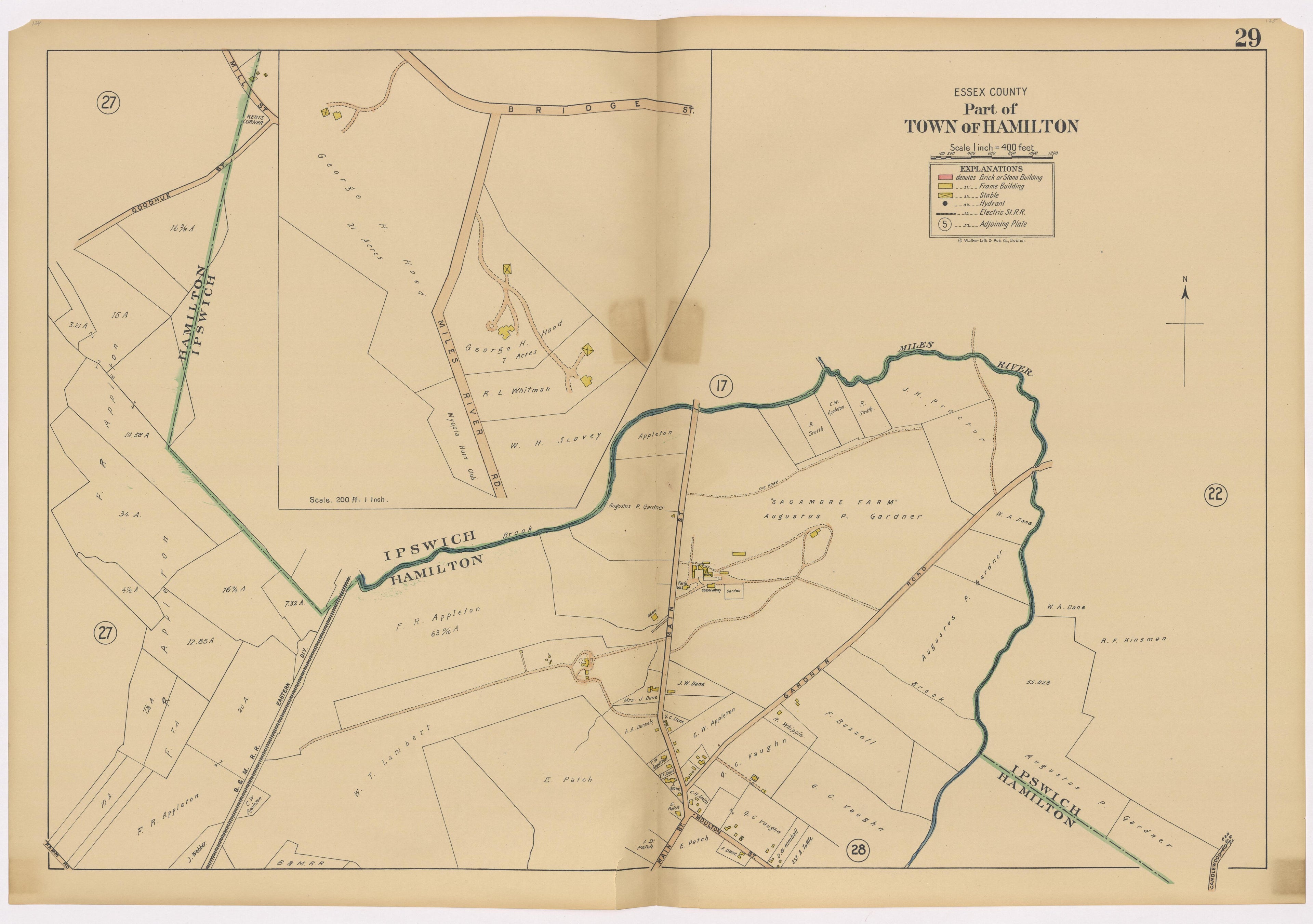Image 33 of Atlas of the Towns of Topsfield, Ipswich, Essex, Hamilton and Wenham, Essex County, Massachusetts from Atlas of the Towns of Topsfield, Ipswich, Essex, Hamilton and Wenham, Essex County, Massachusetts 1910 by Relic Map Company