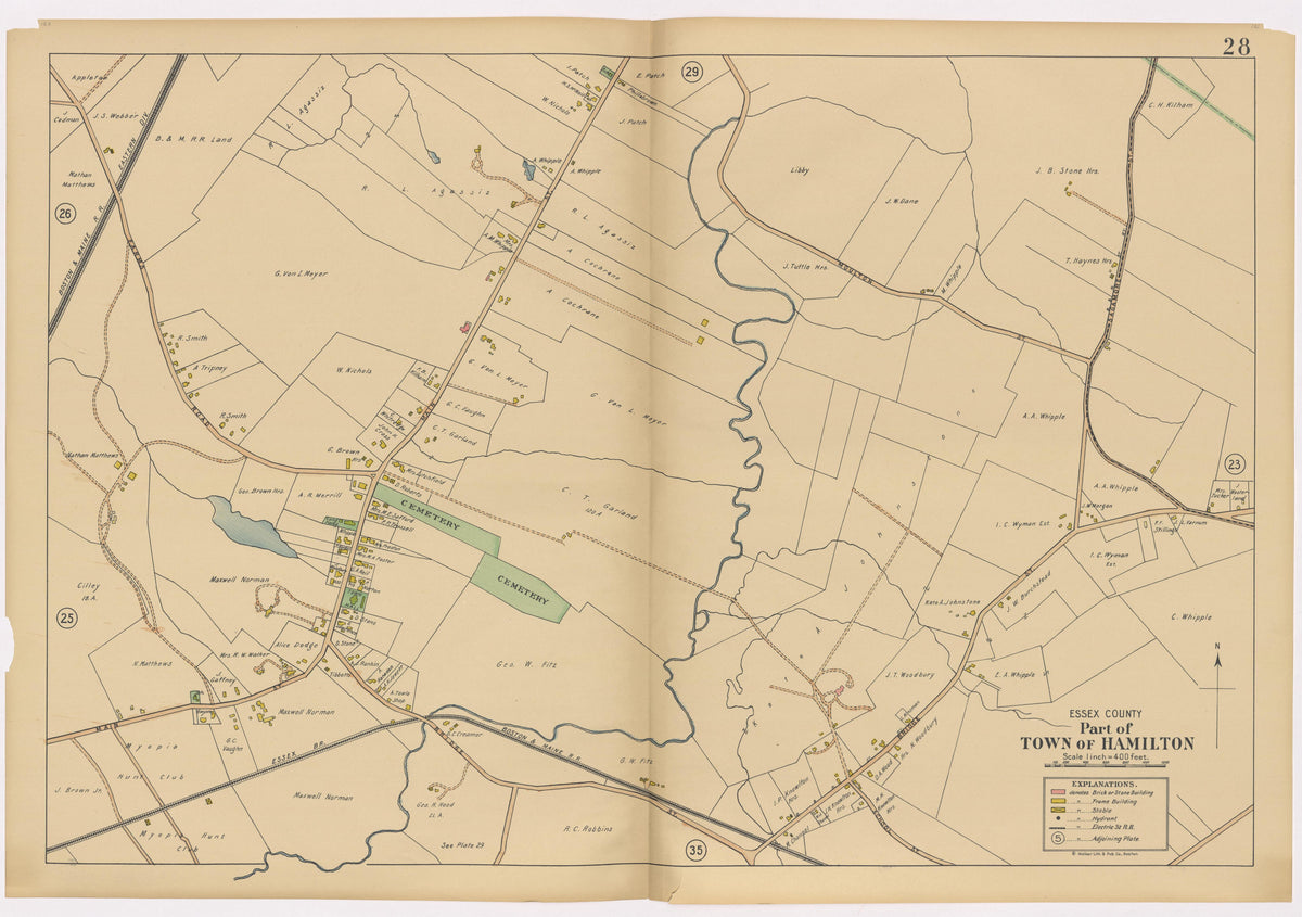 Image 32 of Atlas of the Towns of Topsfield, Ipswich, Essex, Hamilton and Wenham, Essex County, Massachusetts from Atlas of the Towns of Topsfield, Ipswich, Essex, Hamilton and Wenham, Essex County, Massachusetts 1910 by Relic Map Company