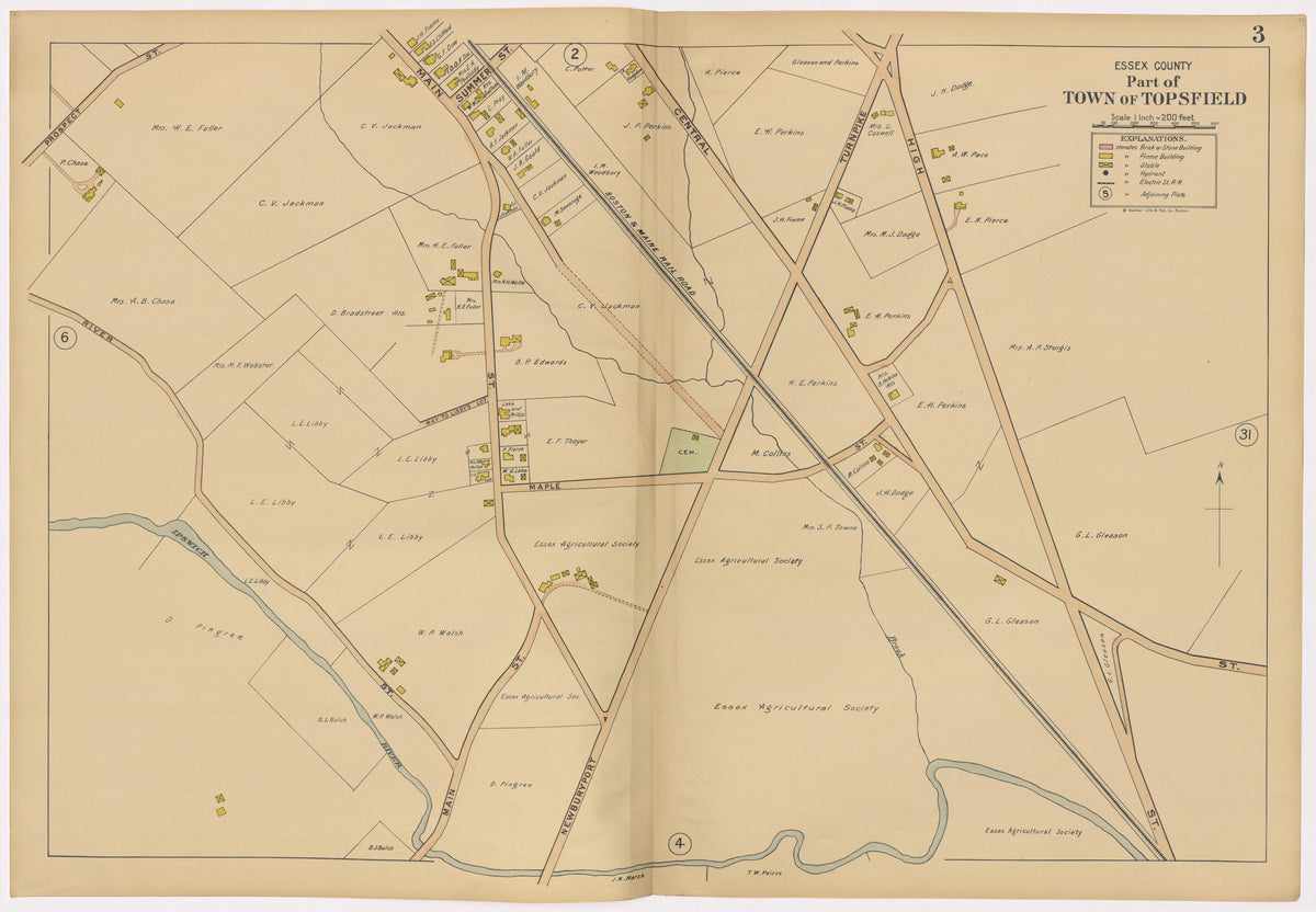 Image 7 of Atlas of the Towns of Topsfield, Ipswich, Essex, Hamilton and Wenham, Essex County, Massachusetts from Atlas of the Towns of Topsfield, Ipswich, Essex, Hamilton and Wenham, Essex County, Massachusetts 1910 by Relic Map Company