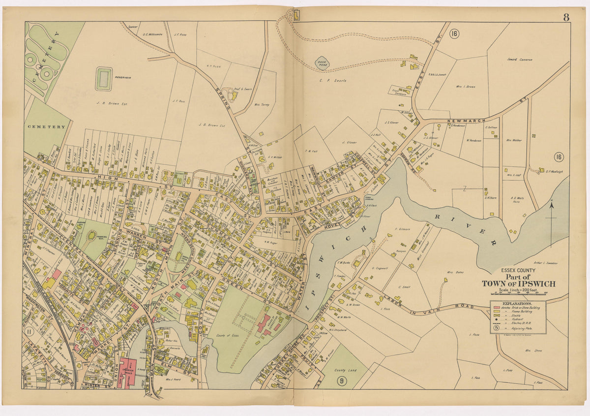 Image 12 of Atlas of the Towns of Topsfield, Ipswich, Essex, Hamilton and Wenham, Essex County, Massachusetts from Atlas of the Towns of Topsfield, Ipswich, Essex, Hamilton and Wenham, Essex County, Massachusetts 1910 by Relic Map Company