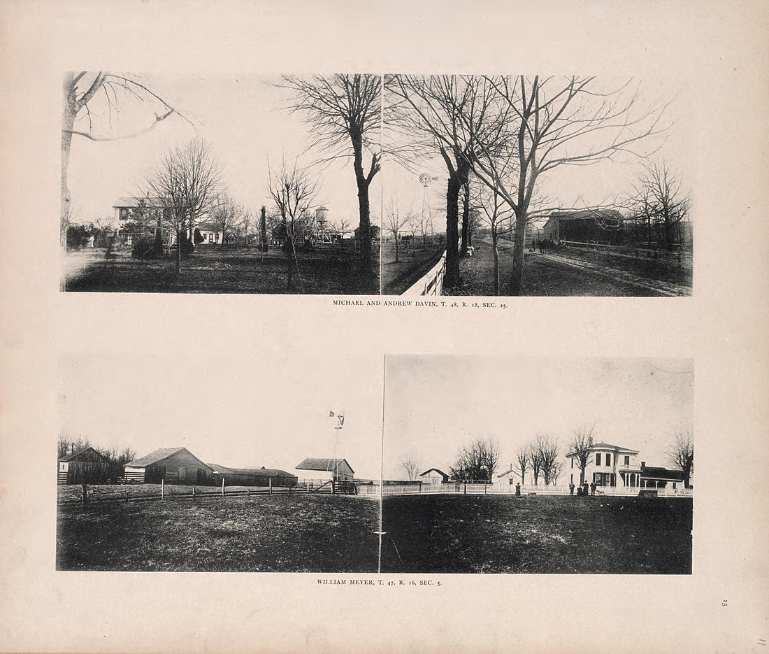 Residences from Illustrated Historical Atlas of Cooper County, Missouri : Compiled and Published from Official Records and Personal Examination 1897 by Relic Map Company