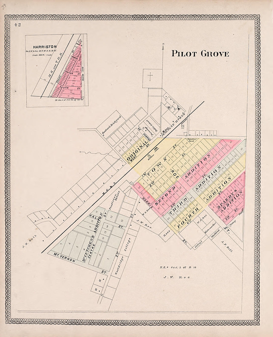This old map of Cooper County, Missouri, was created by Central Map Co|Wangersheim, S. in 1897