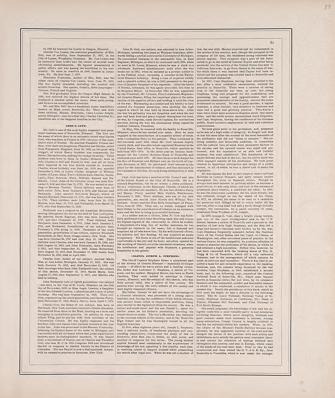 This old map of Cooper County, Missouri, was created by Central Map Co|Wangersheim, S. in 1897