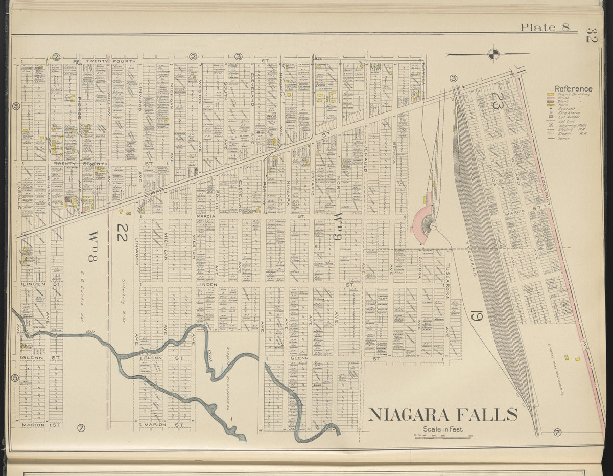 Image 11 of New Century Atlas, Niagara County, New York from New Century Atlas, Niagara County, New York : from Government Surveys, Official Records and General Compilations and Notations 1908 by Relic Map Company