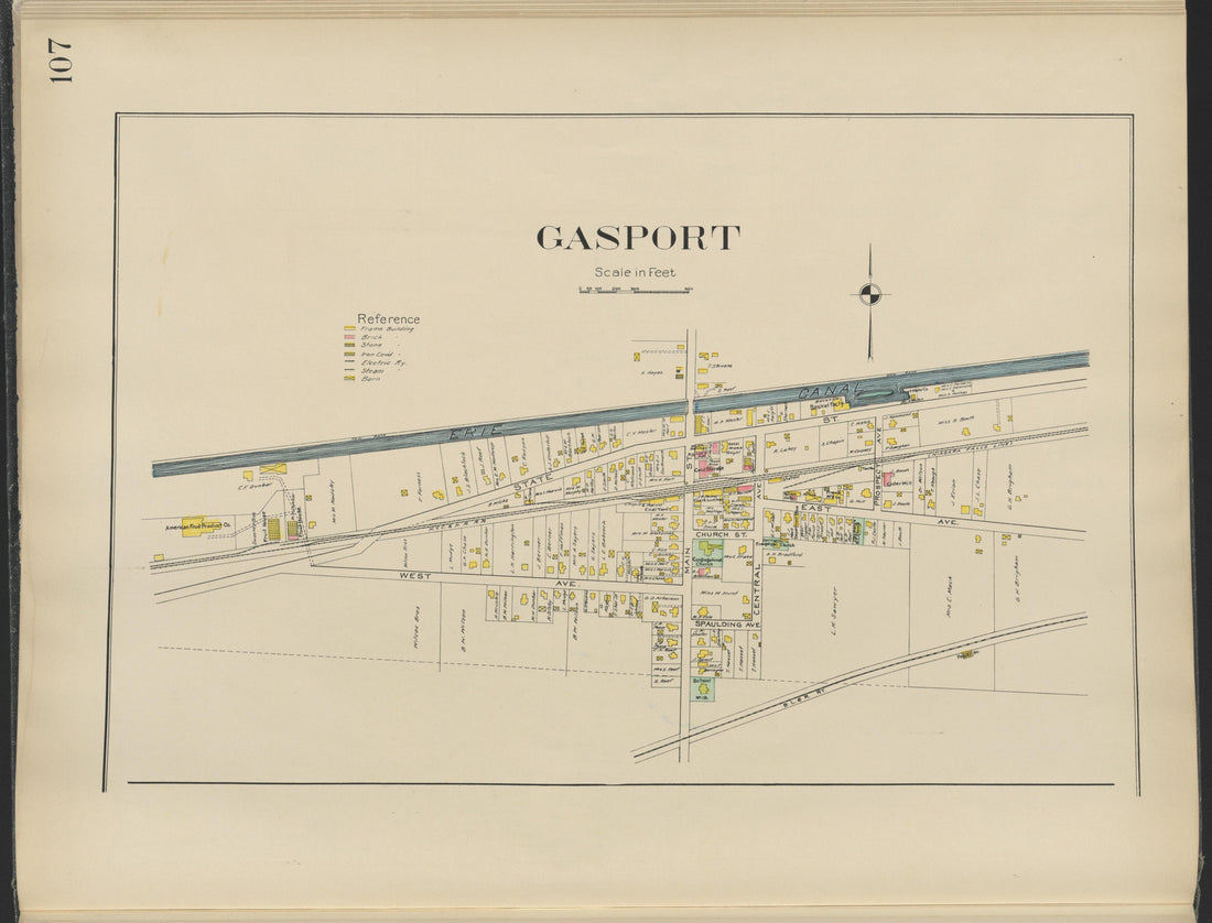 This old map of New York, New York (State), Niagara County, was created by Century Map Company|Ogden, L. J. G.|Westgard, William in 1908