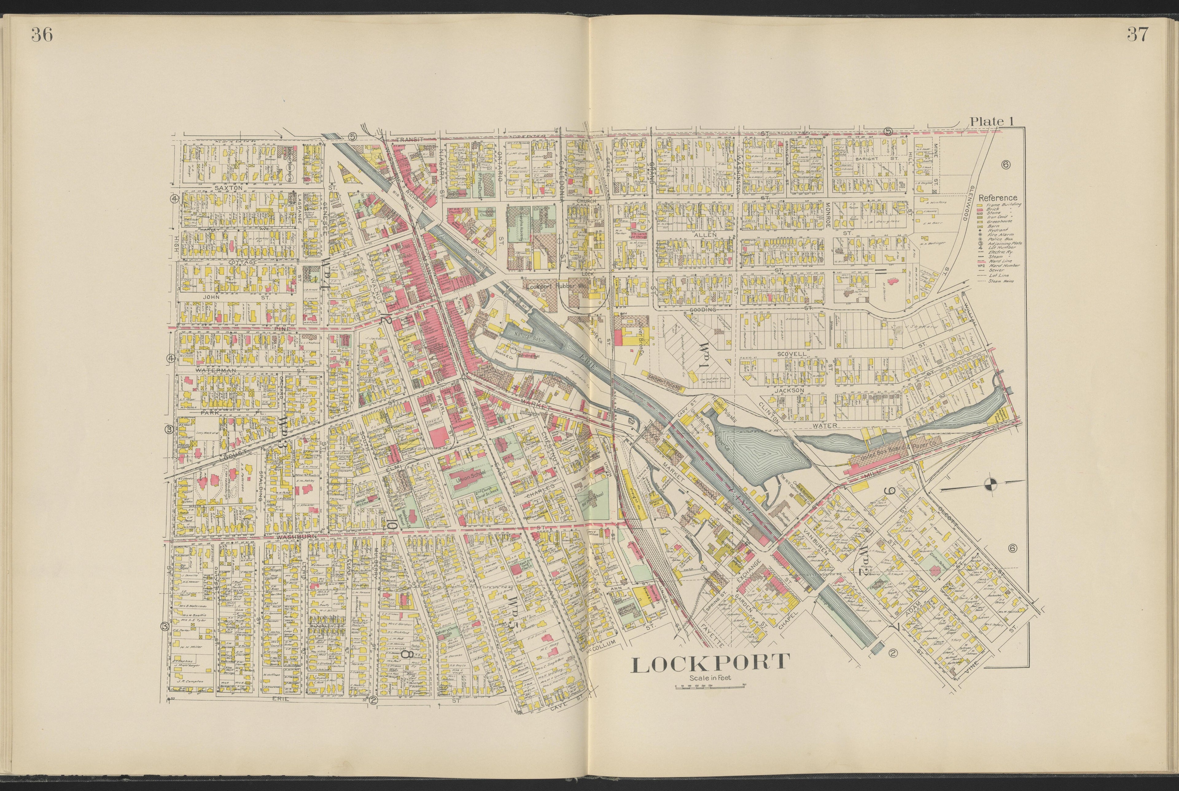 Image 13 of New Century Atlas, Niagara County, New York from New Century Atlas, Niagara County, New York : from Government Surveys, Official Records and General Compilations and Notations 1908 by Relic Map Company