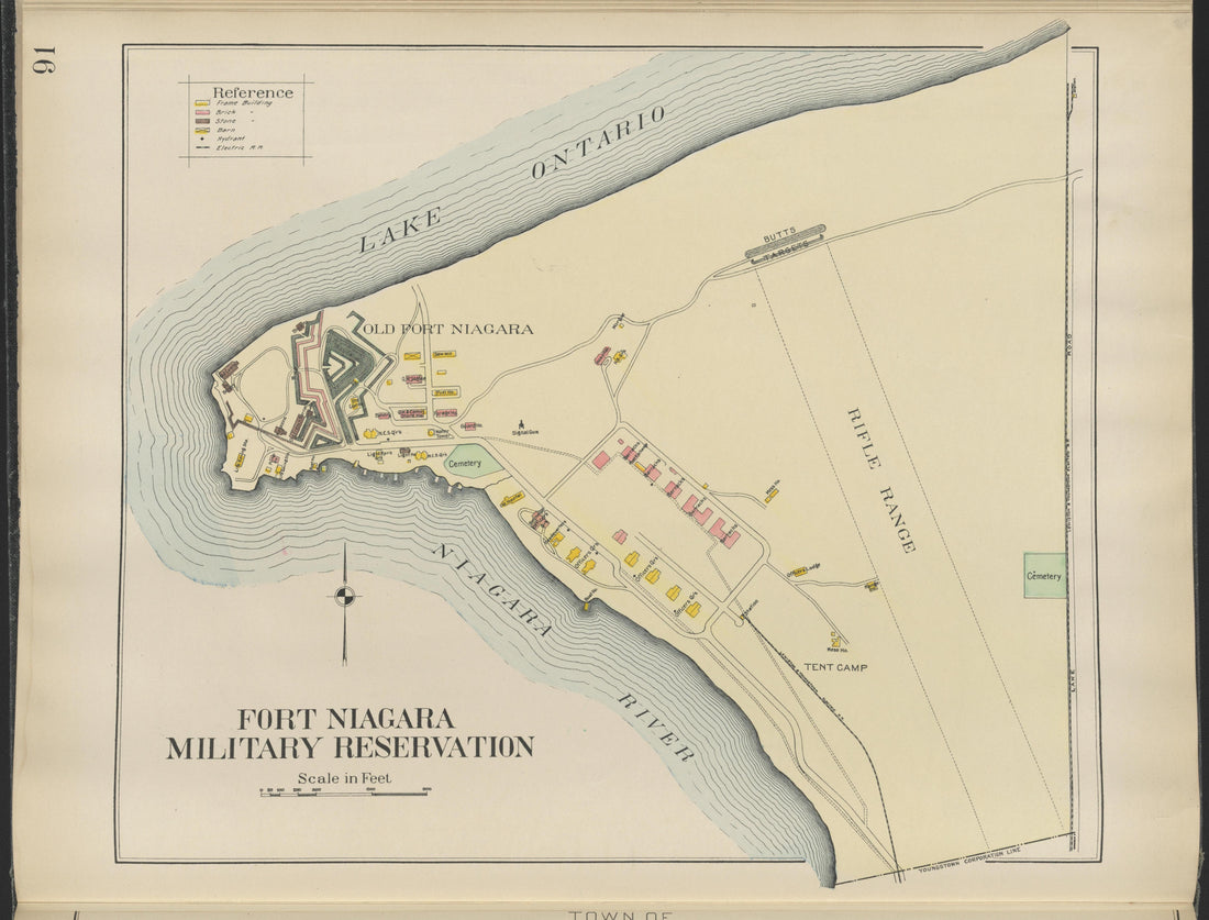 This old map of New York, New York (State), Niagara County, was created by Century Map Company|Ogden, L. J. G.|Westgard, William in 1908