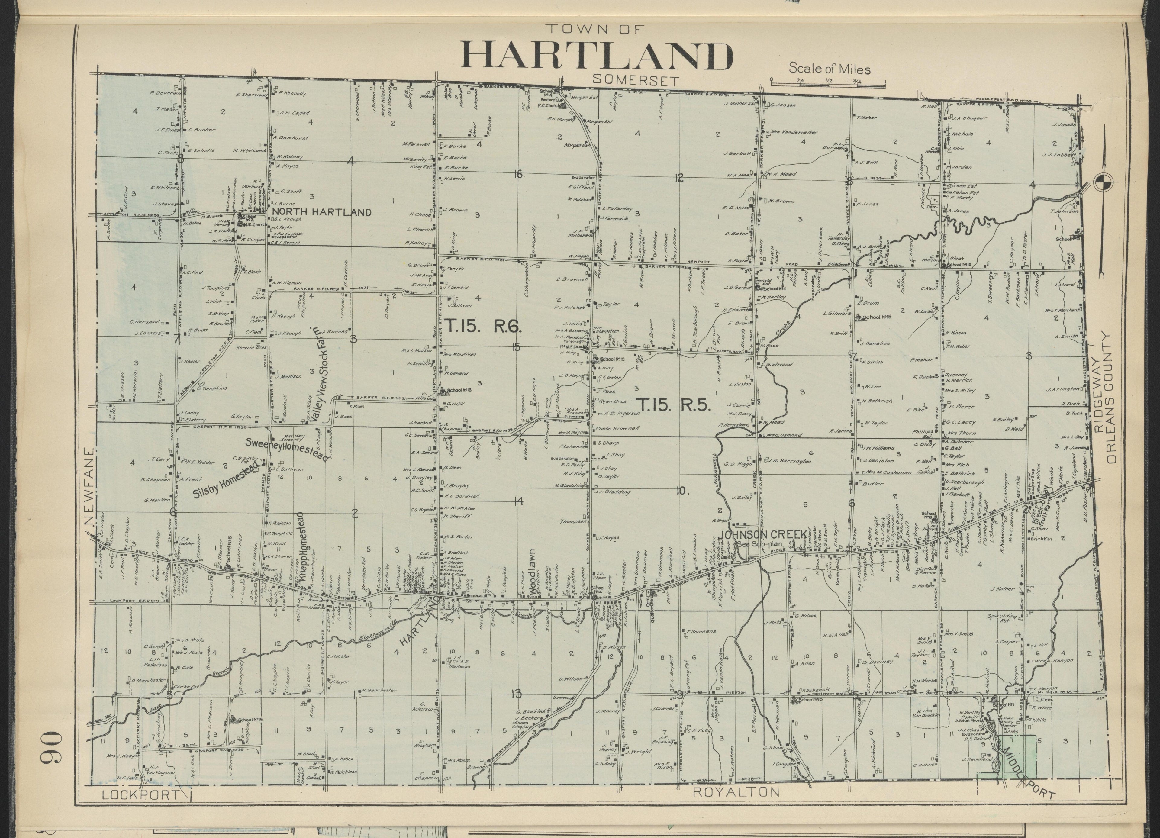Image 36 of New Century Atlas, Niagara County, New York from New Century Atlas, Niagara County, New York : from Government Surveys, Official Records and General Compilations and Notations 1908 by Relic Map Company