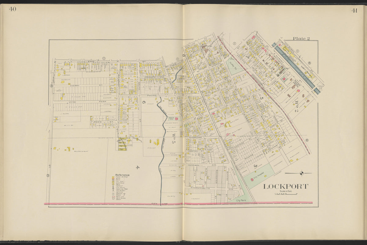 Image 14 of New Century Atlas, Niagara County, New York from New Century Atlas, Niagara County, New York : from Government Surveys, Official Records and General Compilations and Notations 1908 by Relic Map Company