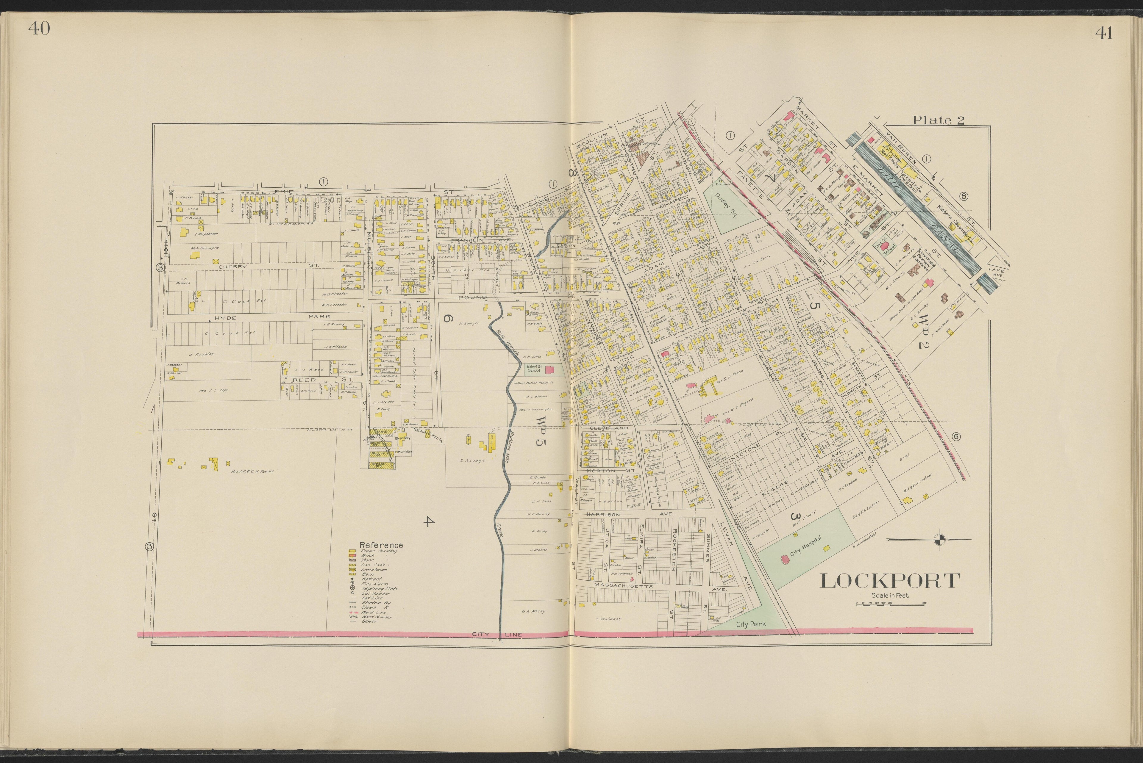 Image 14 of New Century Atlas, Niagara County, New York from New Century Atlas, Niagara County, New York : from Government Surveys, Official Records and General Compilations and Notations 1908 by Relic Map Company