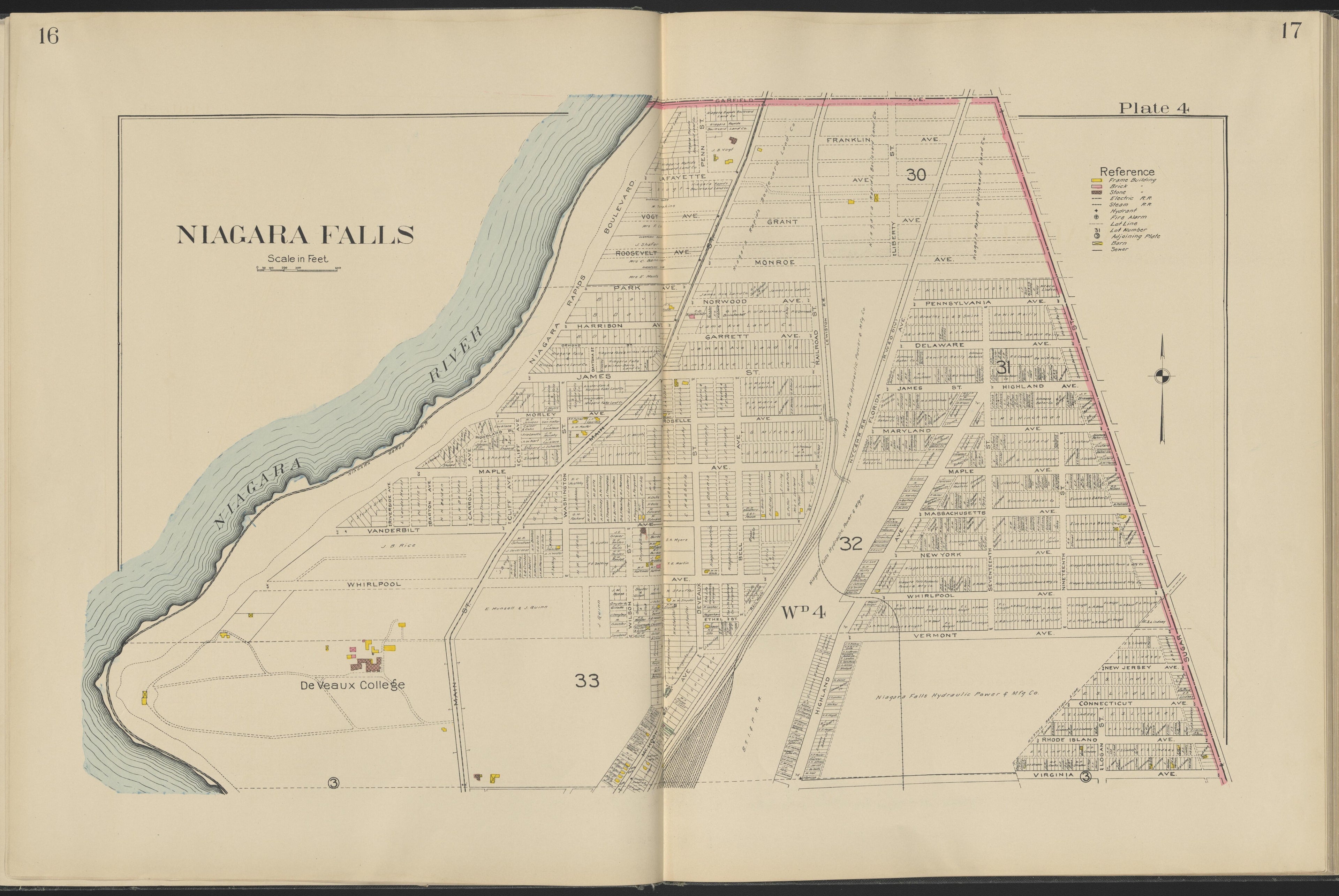 Image 7 of New Century Atlas, Niagara County, New York from New Century Atlas, Niagara County, New York : from Government Surveys, Official Records and General Compilations and Notations 1908 by Relic Map Company