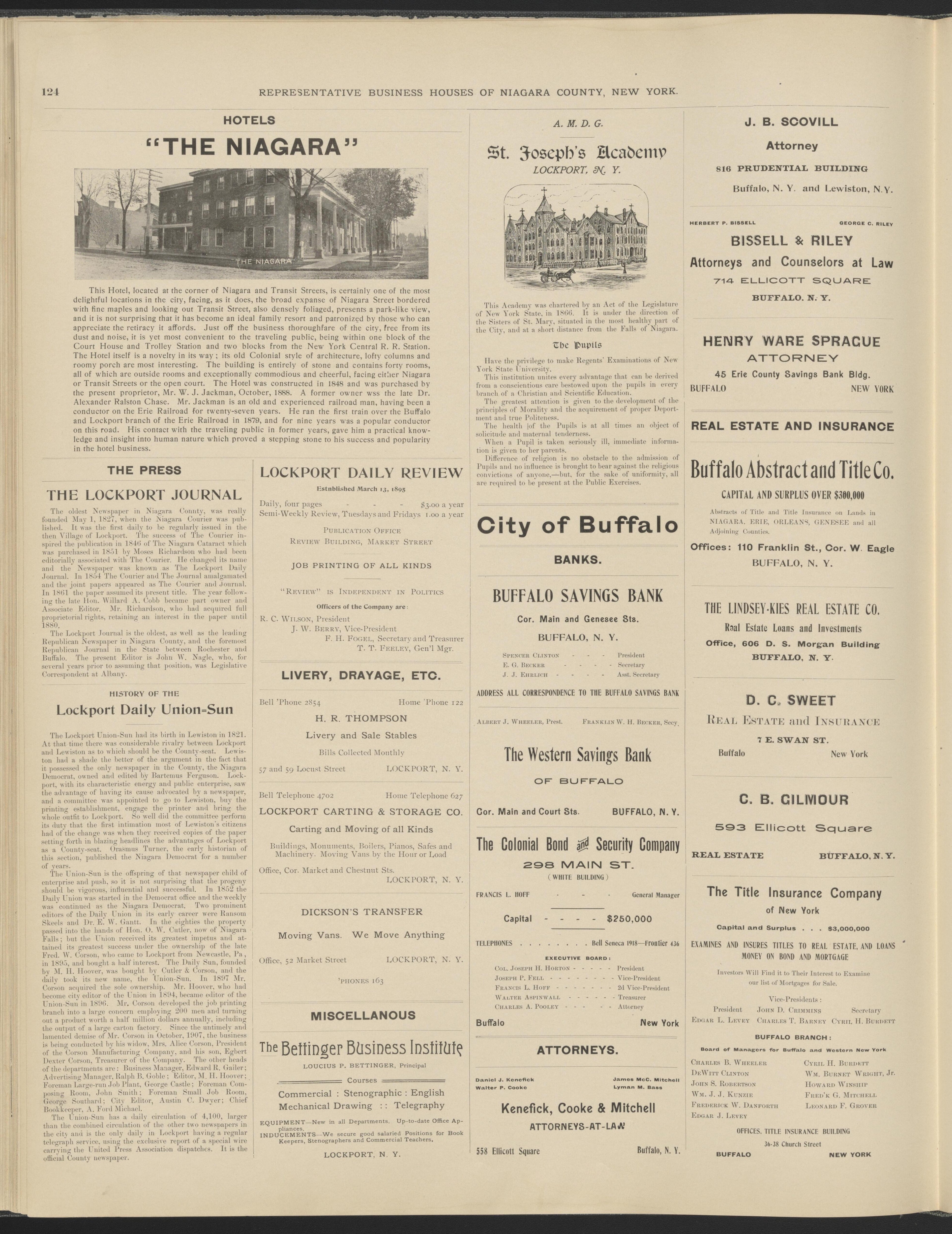 This old map of New York, New York (State), Niagara County, was created by Century Map Company|Ogden, L. J. G.|Westgard, William in 1908