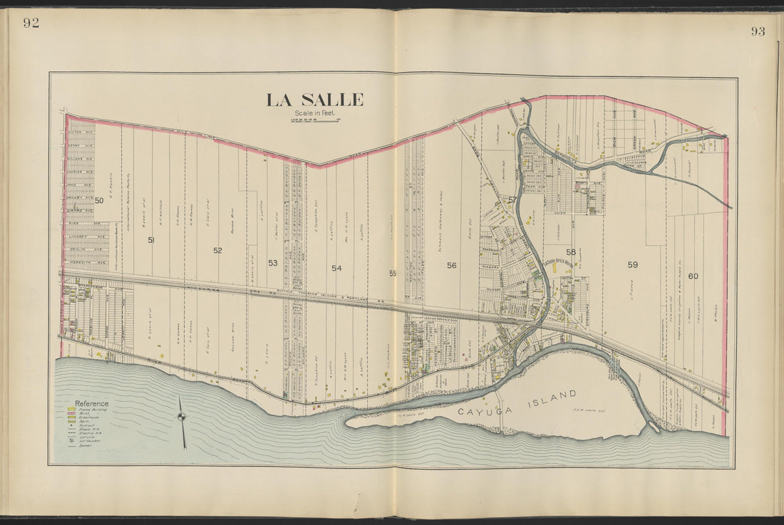This old map of New York, New York (State), Niagara County, was created by Century Map Company|Ogden, L. J. G.|Westgard, William in 1908