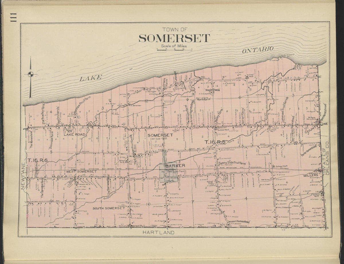 Image 52 of New Century Atlas, Niagara County, New York from New Century Atlas, Niagara County, New York : from Government Surveys, Official Records and General Compilations and Notations 1908 by Relic Map Company