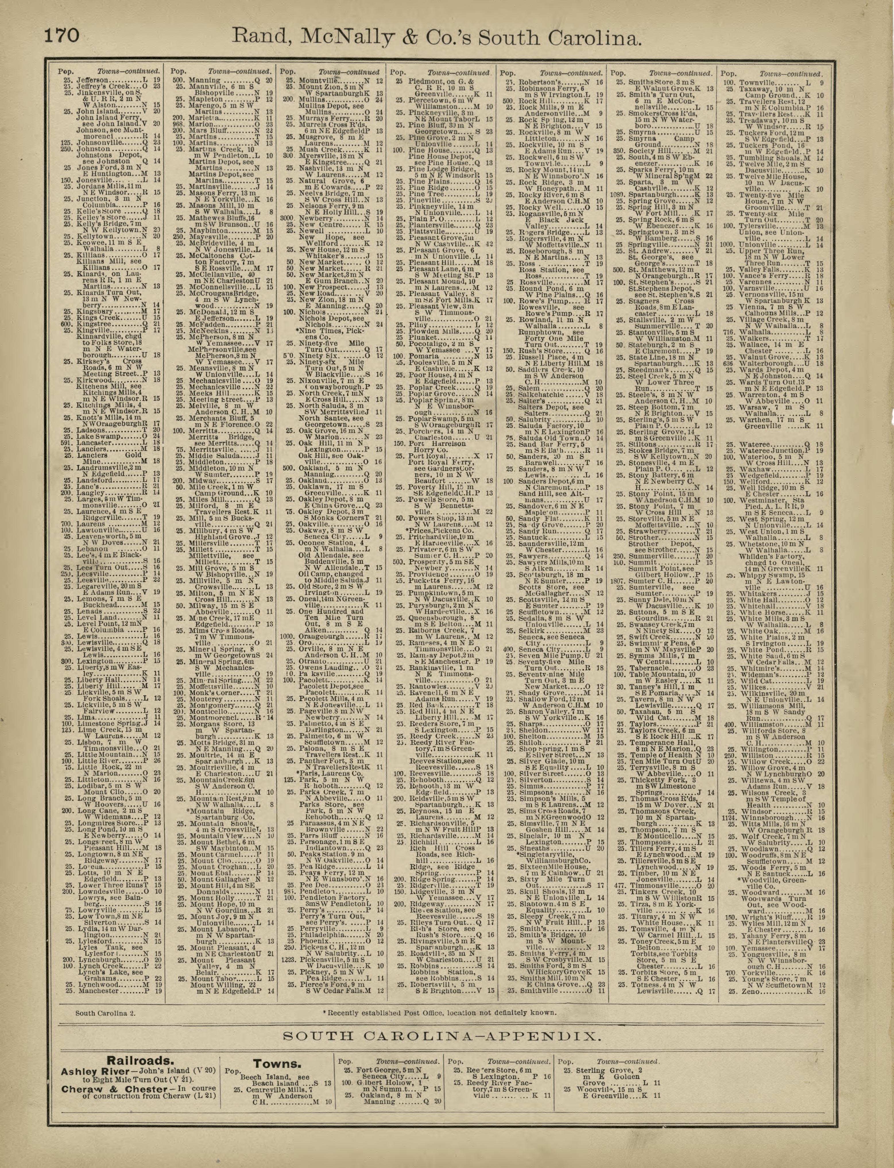 Rand, McNally & County&