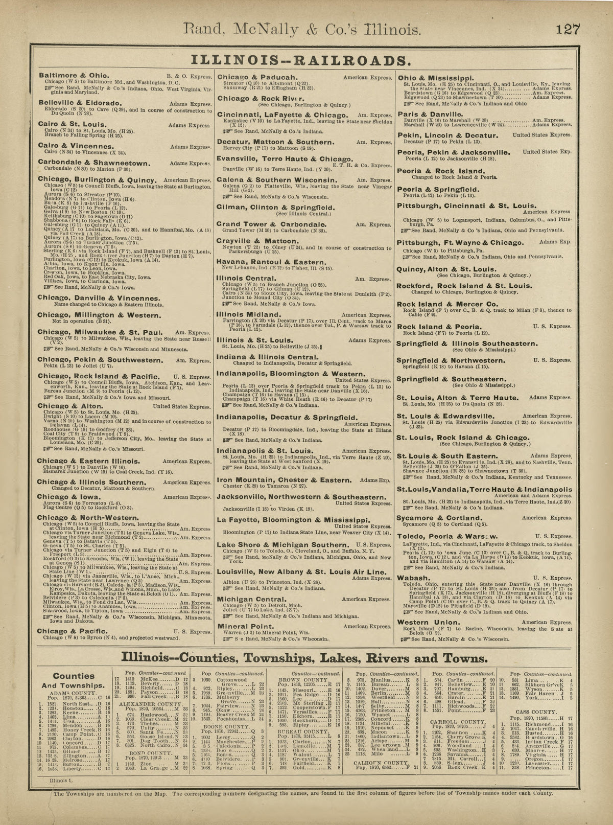 Rand, McNally & County&