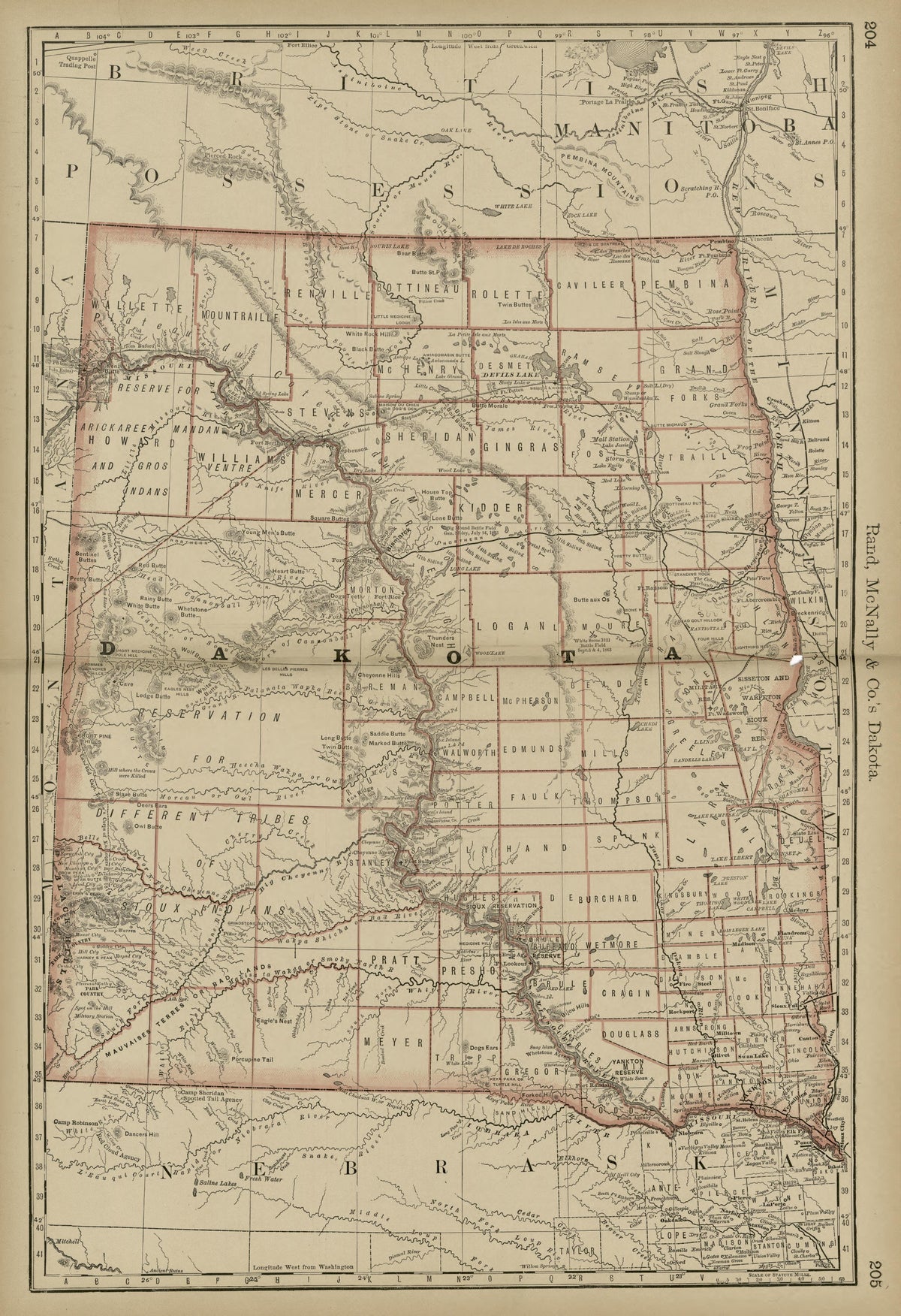 Rand, McNally & County&