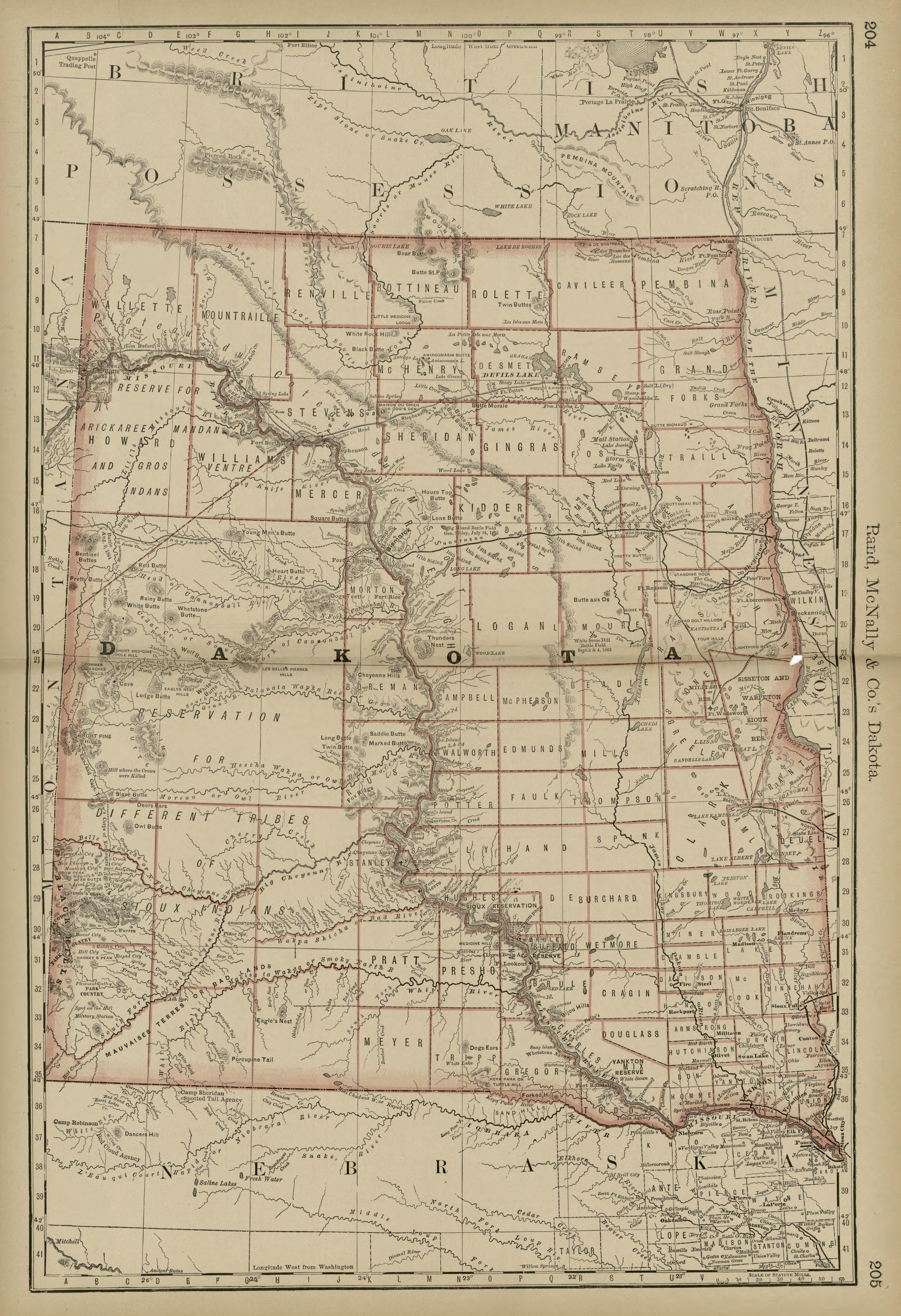 Rand, McNally & County&