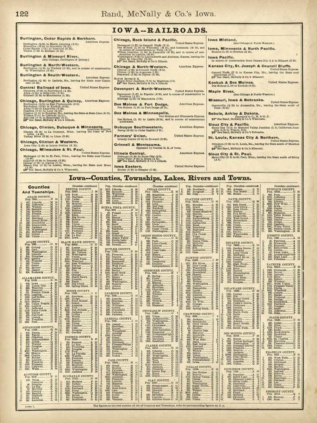 Rand, McNally & County&