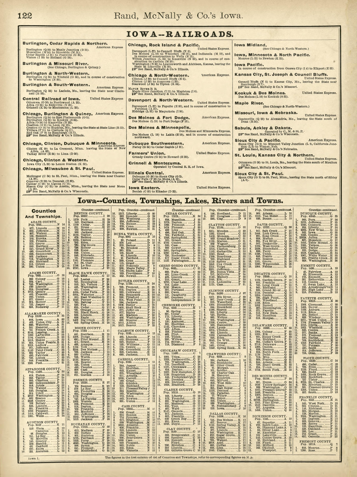 Rand, McNally & County&