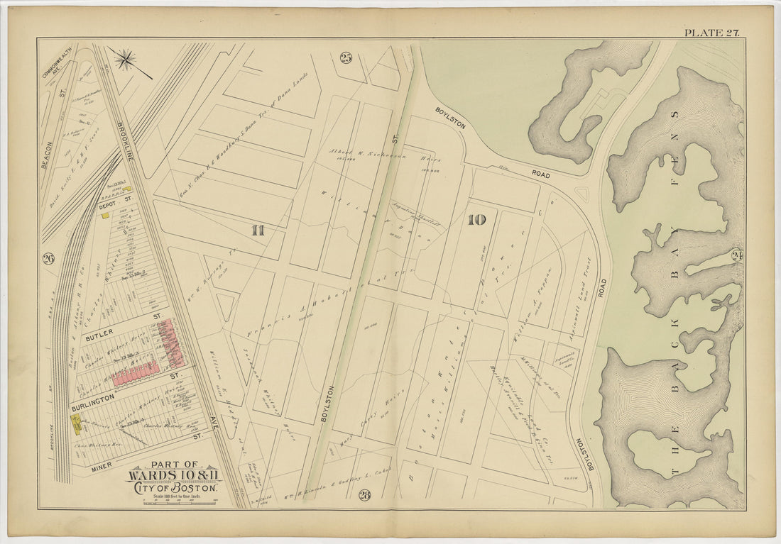 This old map of Boston, Massachusetts, Roxbury, , West Roxbury was created by Bromley, George Washington|Bromley, Walter Scott|G.W. Bromley & Co in 1895