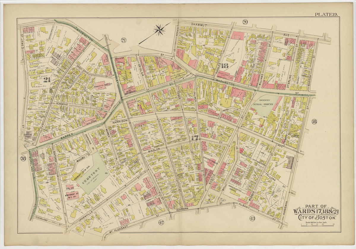 Image 25 of Atlas of the City of Boston from Atlas of the City of Boston : from Actual Surveys and Official Plans 1895 by Relic Map Company