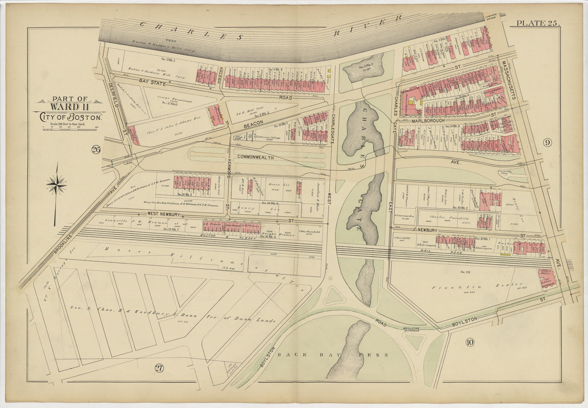 Image 31 of Atlas of the City of Boston from Atlas of the City of Boston : from Actual Surveys and Official Plans 1895 by Relic Map Company