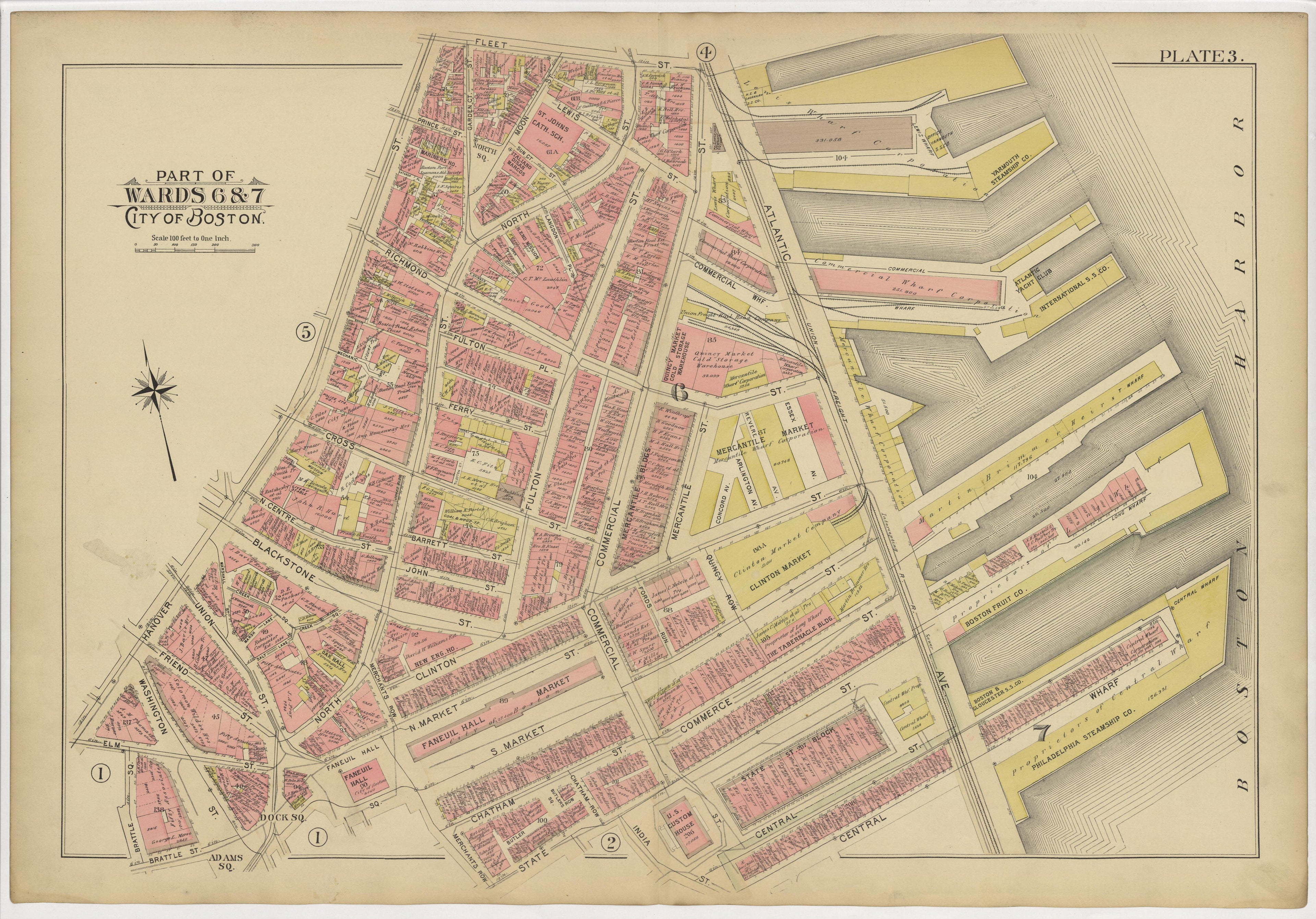 This old map of Boston, Massachusetts, Roxbury, , West Roxbury was created by Bromley, George Washington|Bromley, Walter Scott|G.W. Bromley & Co in 1895