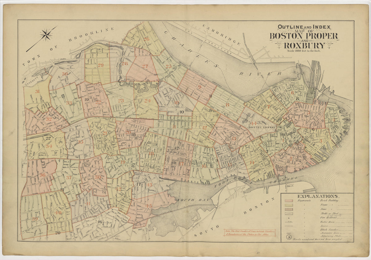 Image 6 of Atlas of the City of Boston from Atlas of the City of Boston : from Actual Surveys and Official Plans 1895 by Relic Map Company