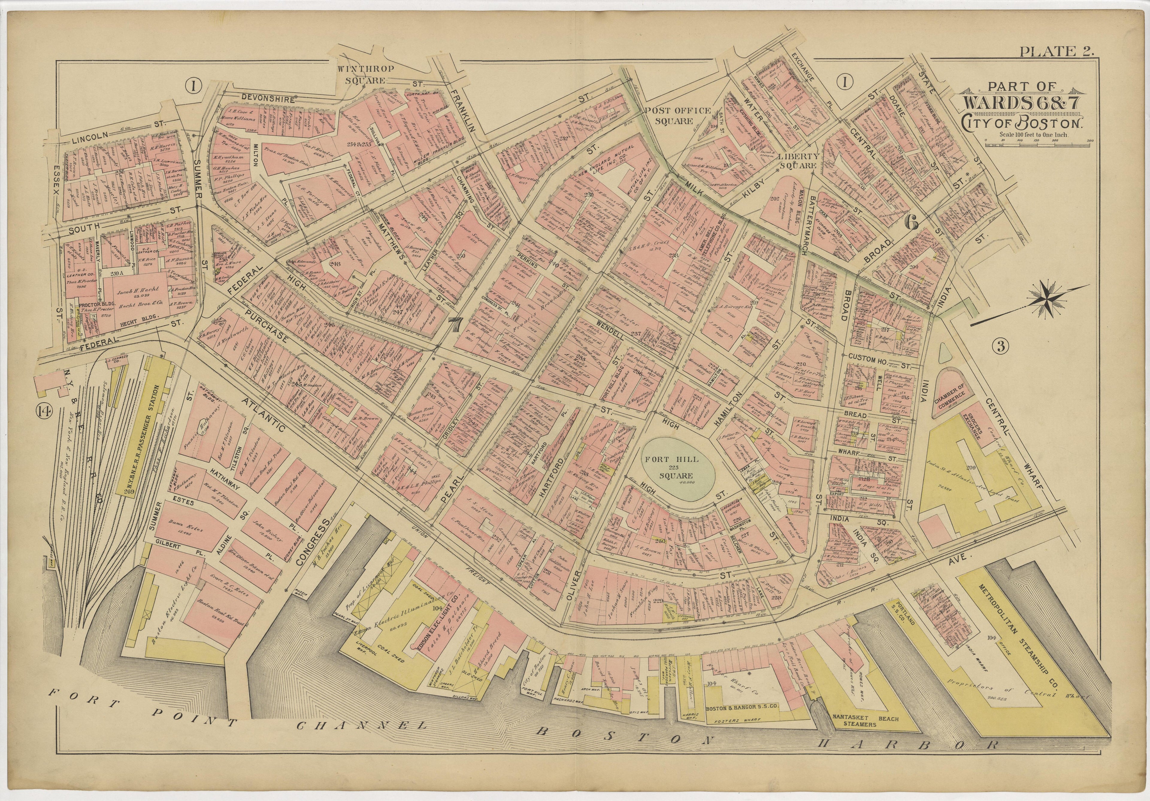 Image 8 of Atlas of the City of Boston from Atlas of the City of Boston : from Actual Surveys and Official Plans 1895 by Relic Map Company