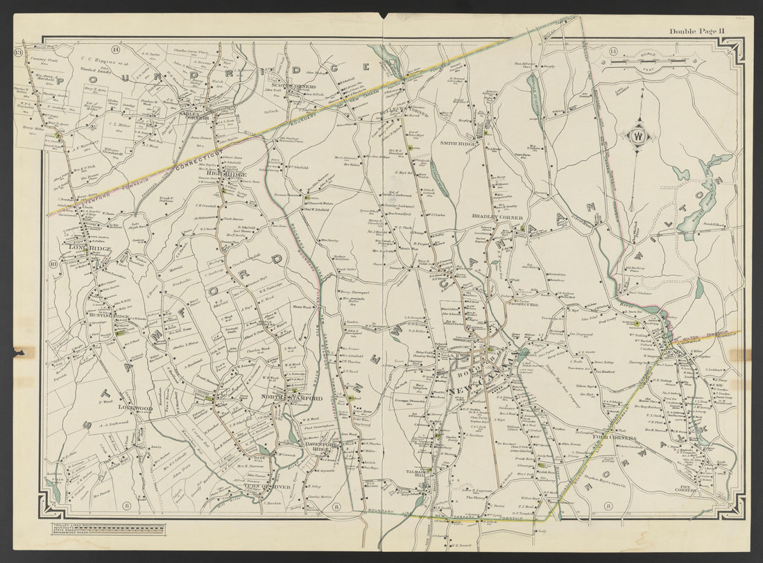 This old map of Connecticut, New York, , Westchester County was created by Hyde, E. Belcher in 1908