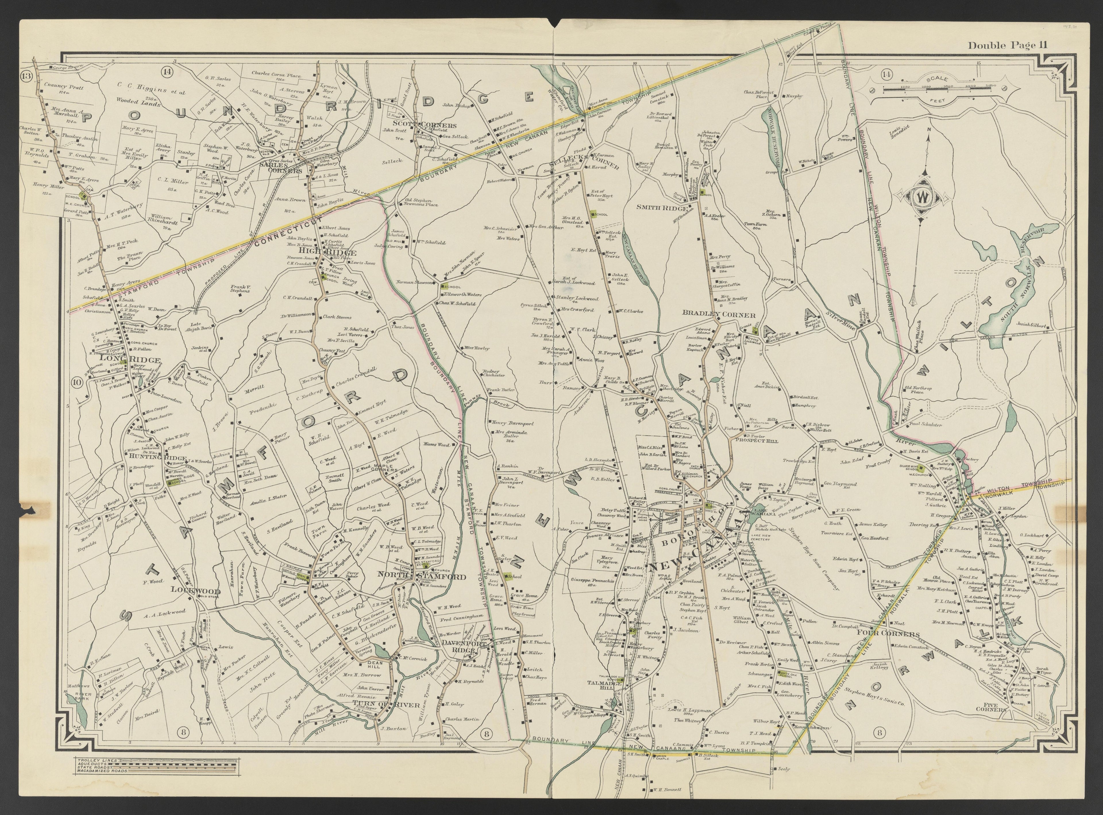 Image 17 of Atlas of the Rural Country District North of New York City, Embracing the Entire Westchester County, New York from Atlas of the Rural Country District North of New York City, Embracing the Entire Westchester County, New York : Also a Porti... by Relic Map Company