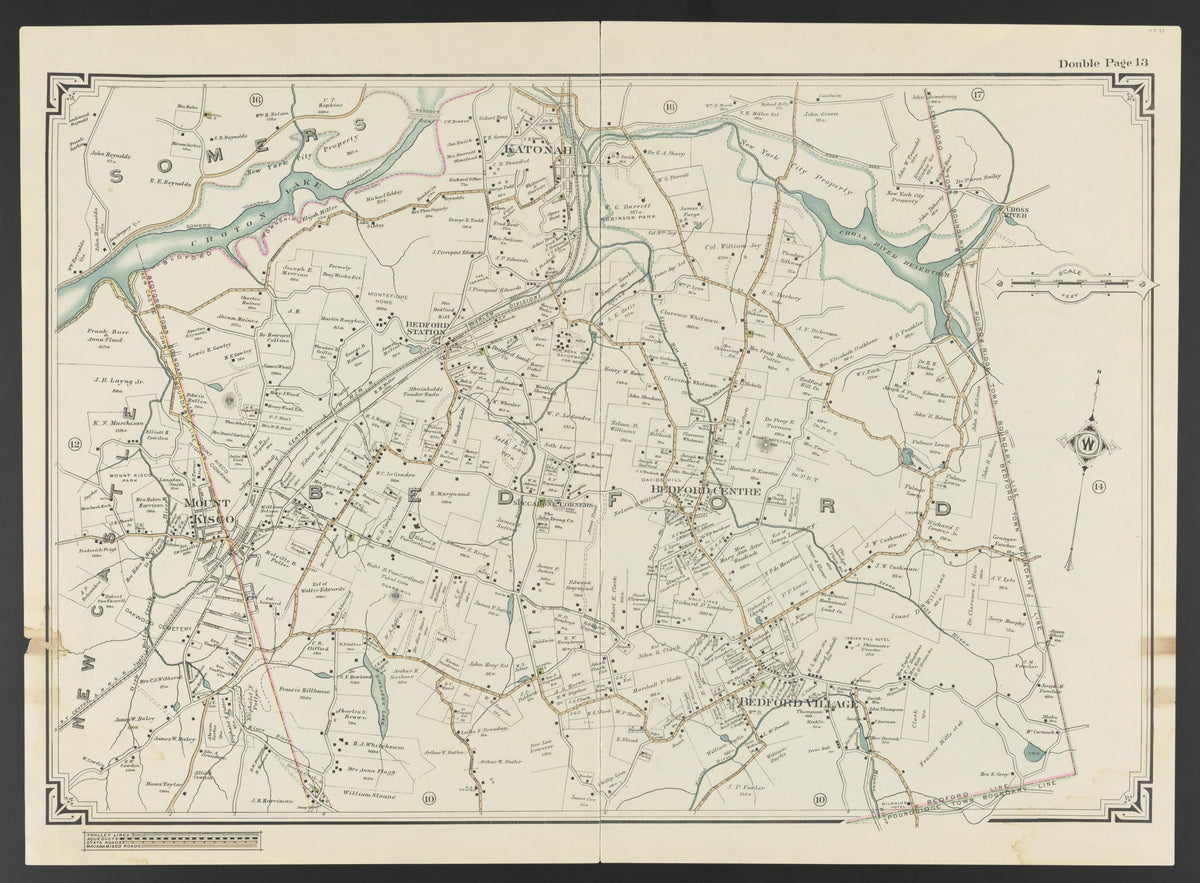 Image 19 of Atlas of the Rural Country District North of New York City, Embracing the Entire Westchester County, New York from Atlas of the Rural Country District North of New York City, Embracing the Entire Westchester County, New York : Also a Porti... by Relic Map Company