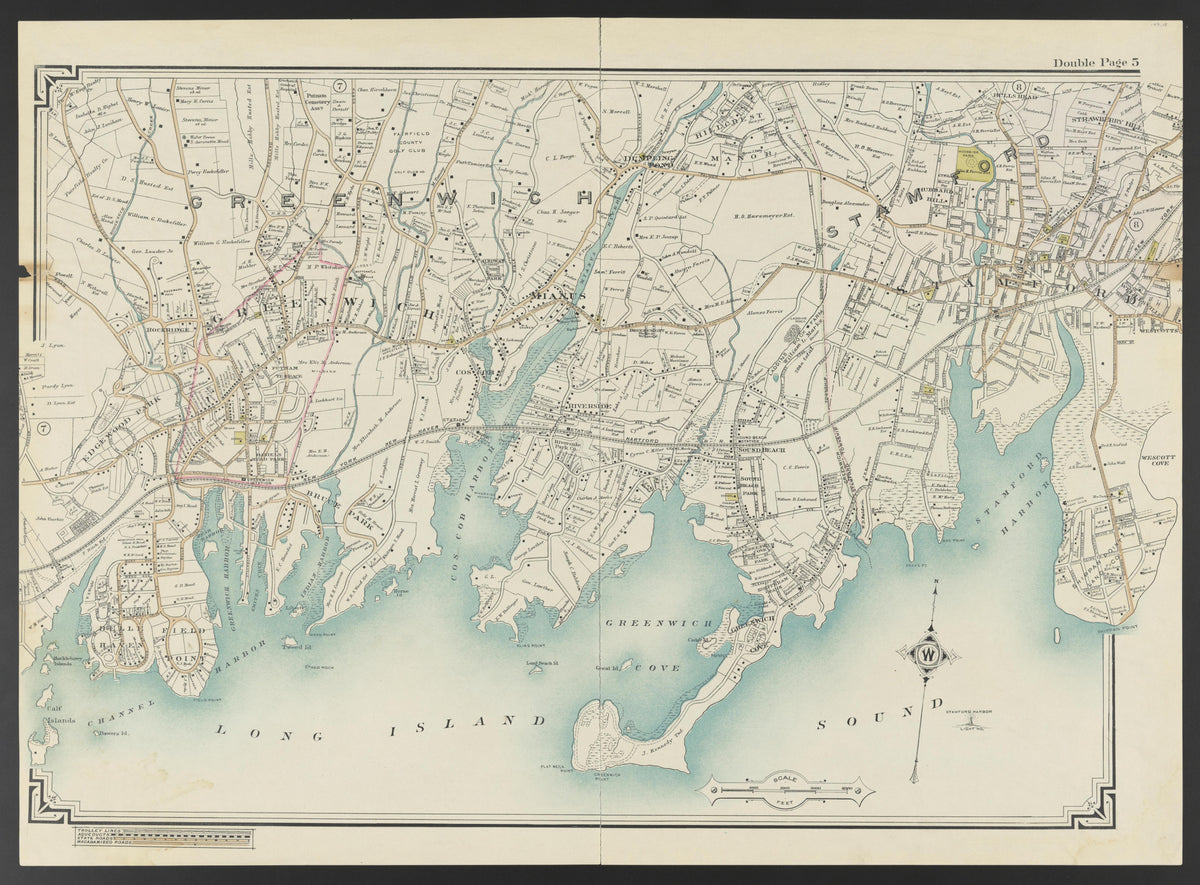 Image 11 of Atlas of the Rural Country District North of New York City, Embracing the Entire Westchester County, New York from Atlas of the Rural Country District North of New York City, Embracing the Entire Westchester County, New York : Also a Porti... by Relic Map Company