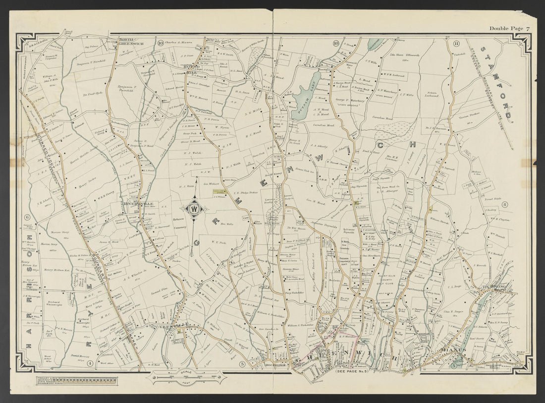This old map of Connecticut, New York, , Westchester County was created by Hyde, E. Belcher in 1908