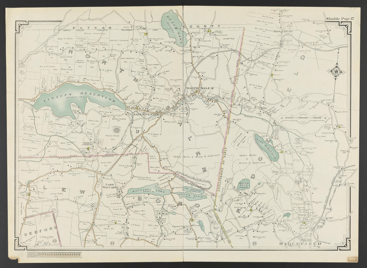 Image 23 of Atlas of the Rural Country District North of New York City, Embracing the Entire Westchester County, New York from Atlas of the Rural Country District North of New York City, Embracing the Entire Westchester County, New York : Also a Porti... by Relic Map Company