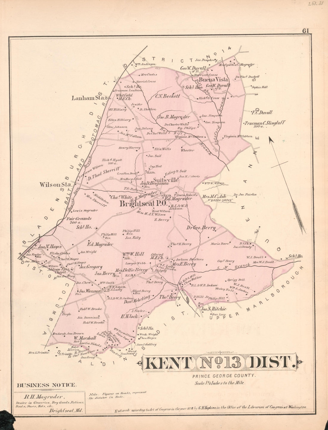 This old map of District of Columbia, Fairfax County, Maryland, Prince Georges County, , Virginia, Washington, Washington Metropolitan Area was created by Hopkins, Griffith Morgan in 1878