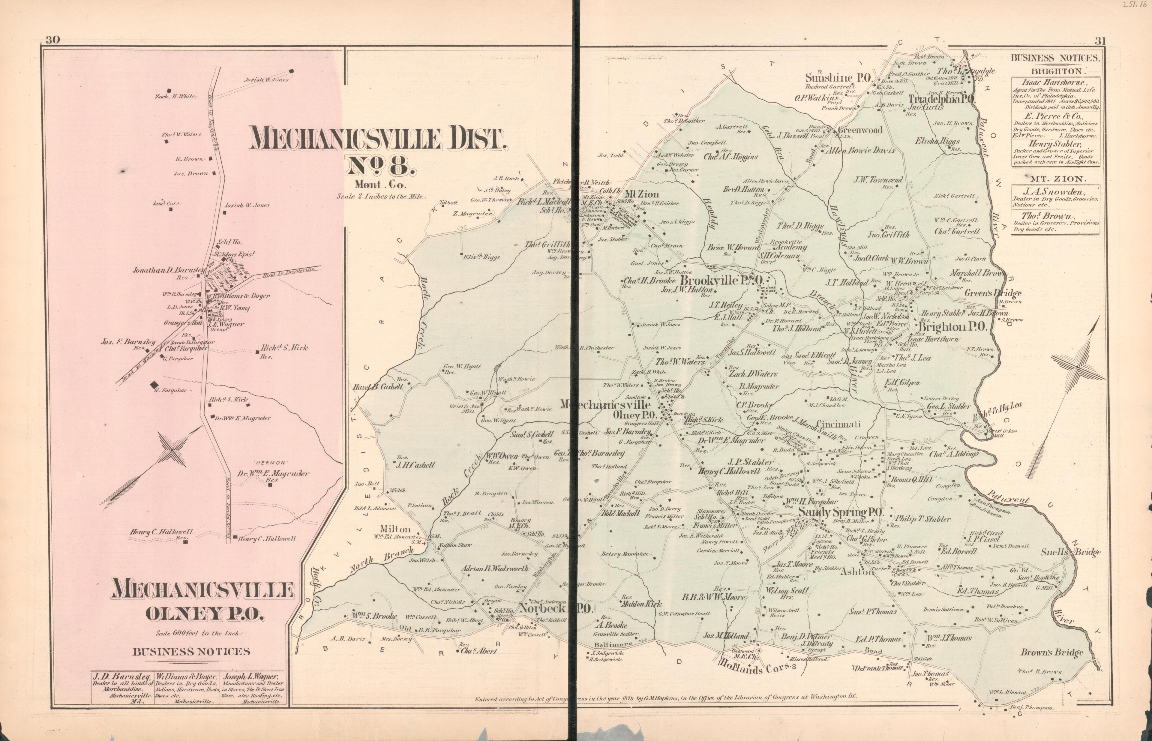 This old map of District of Columbia, Fairfax County, Maryland, Prince Georges County, , Virginia, Washington, Washington Metropolitan Area was created by Hopkins, Griffith Morgan in 1878