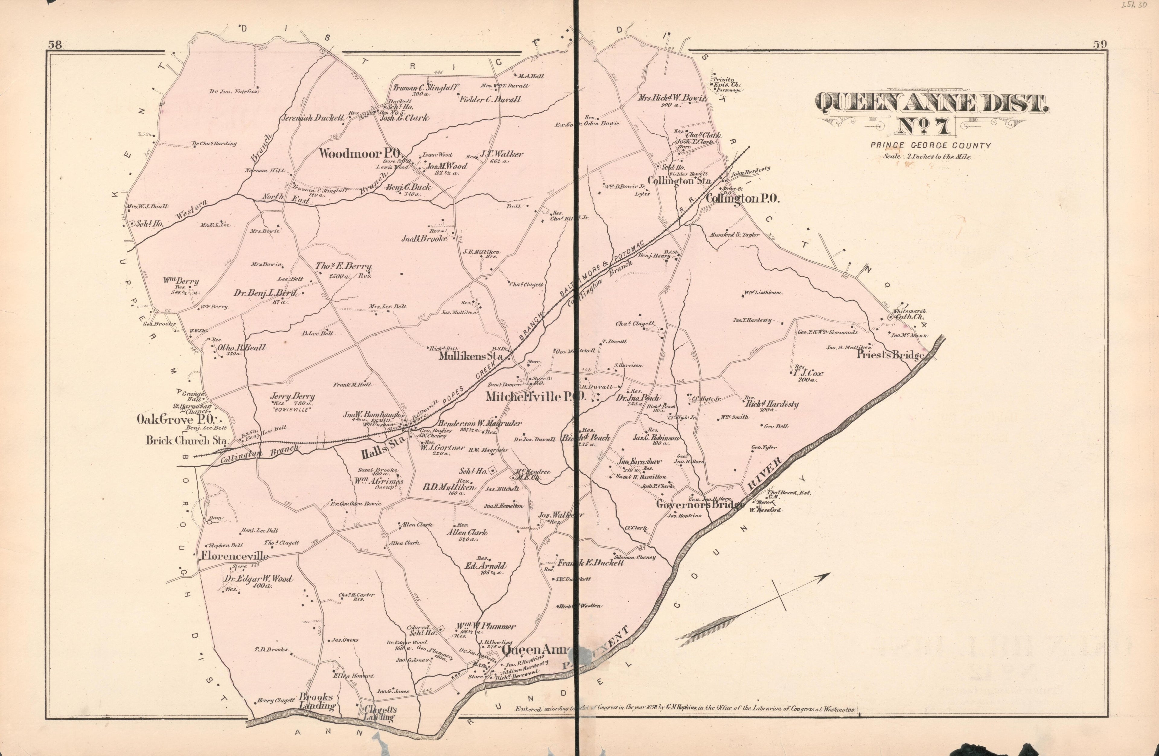 This old map of District of Columbia, Fairfax County, Maryland, Prince Georges County, , Virginia, Washington, Washington Metropolitan Area was created by Hopkins, Griffith Morgan in 1878
