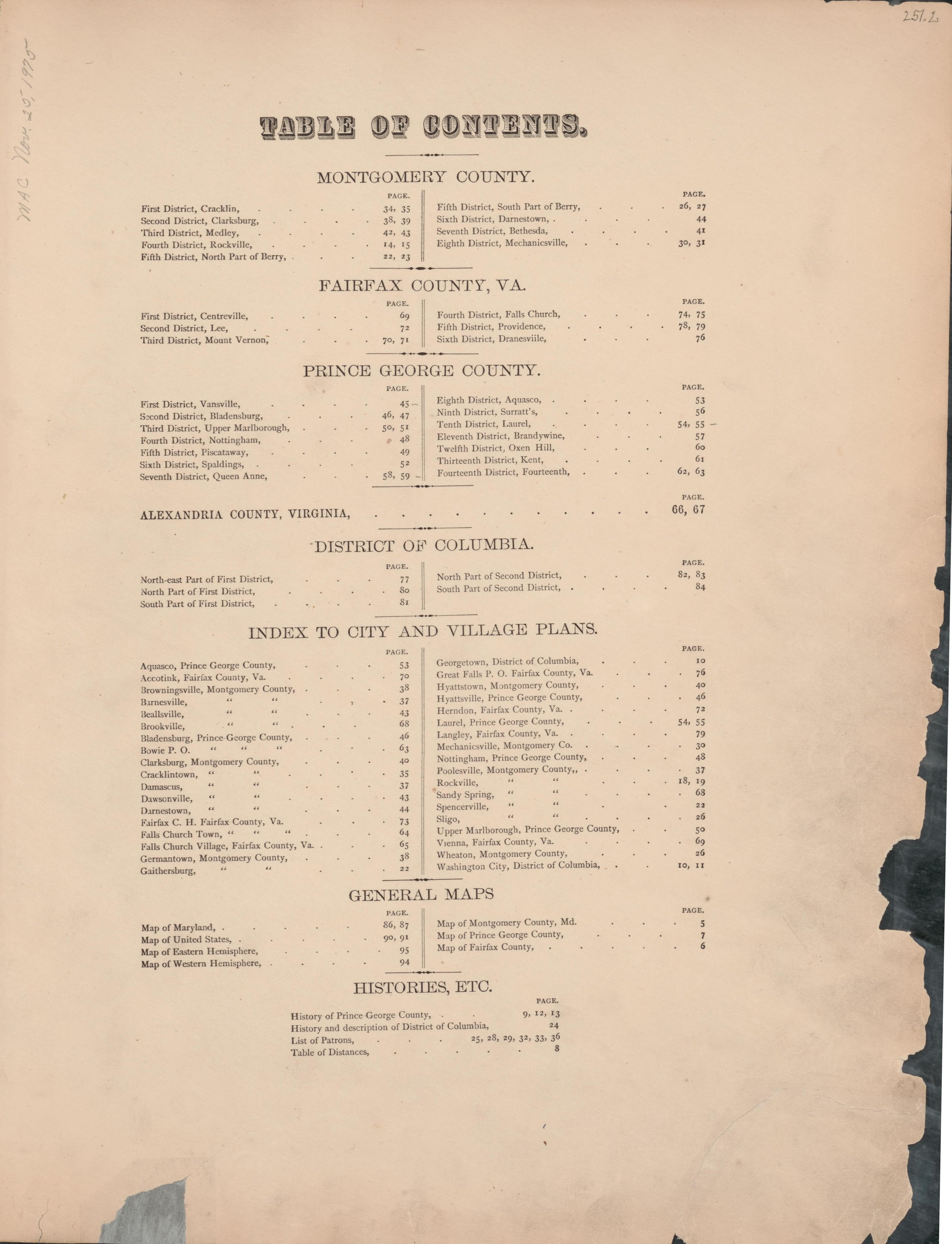 This old map of District of Columbia, Fairfax County, Maryland, Prince Georges County, , Virginia, Washington, Washington Metropolitan Area was created by Hopkins, Griffith Morgan in 1878