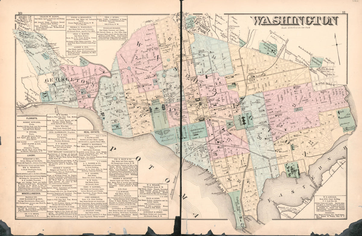 Image 5 of Atlas of Fifteen Miles Around Washington, Including the County of Prince George, Maryland from Atlas of Fifteen Miles Around Washington, Including the County of Prince George, Maryland 1878 by Relic Map Company
