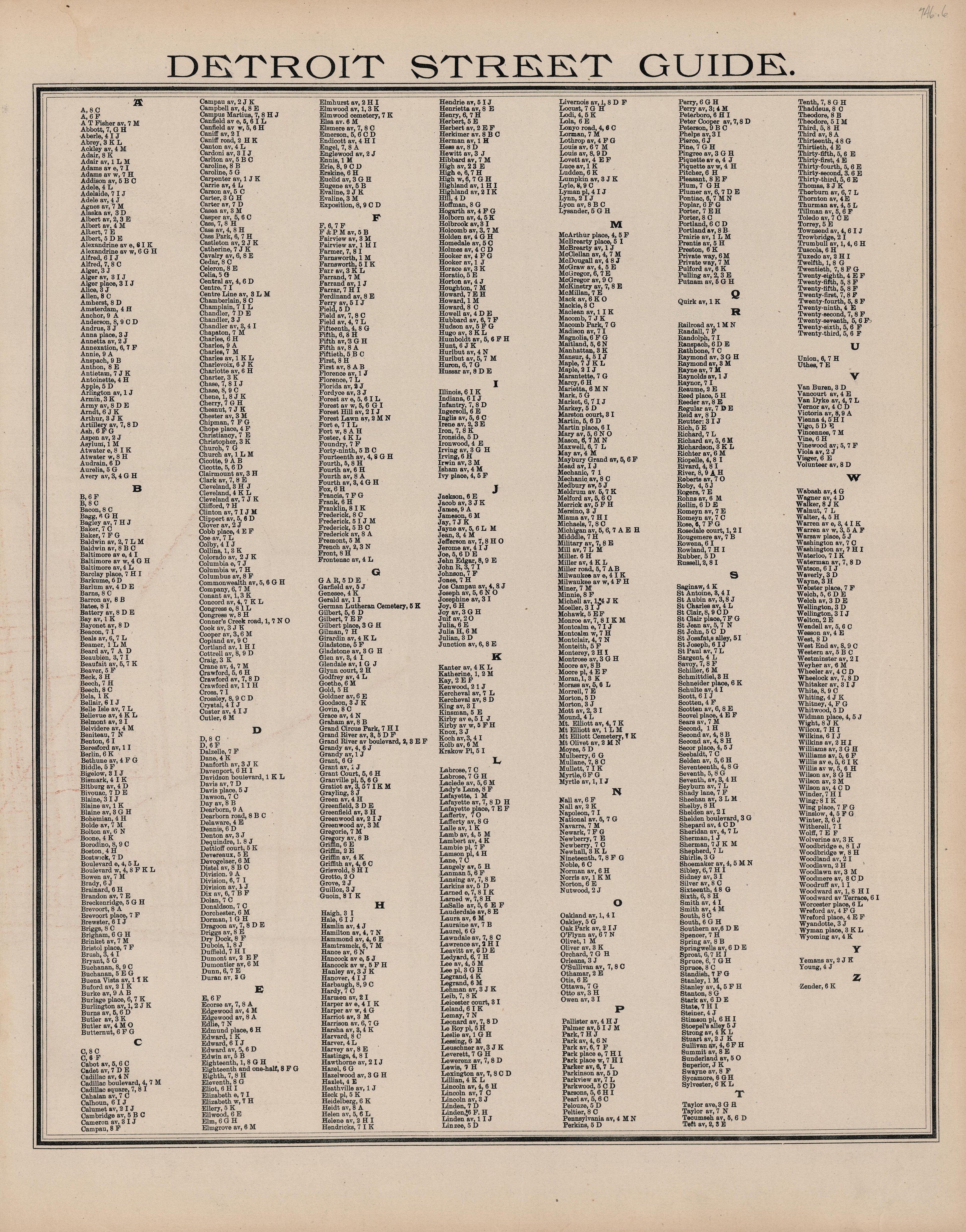 Image 9 of General Official Atlas of Wayne County, Michigan : Containing General Maps of Wayne County and City of Detroit, General Township Maps ... from General Official Atlas of Wayne County, Michigan : Containing General Maps of Wayne County and Ci... by Relic Map Company