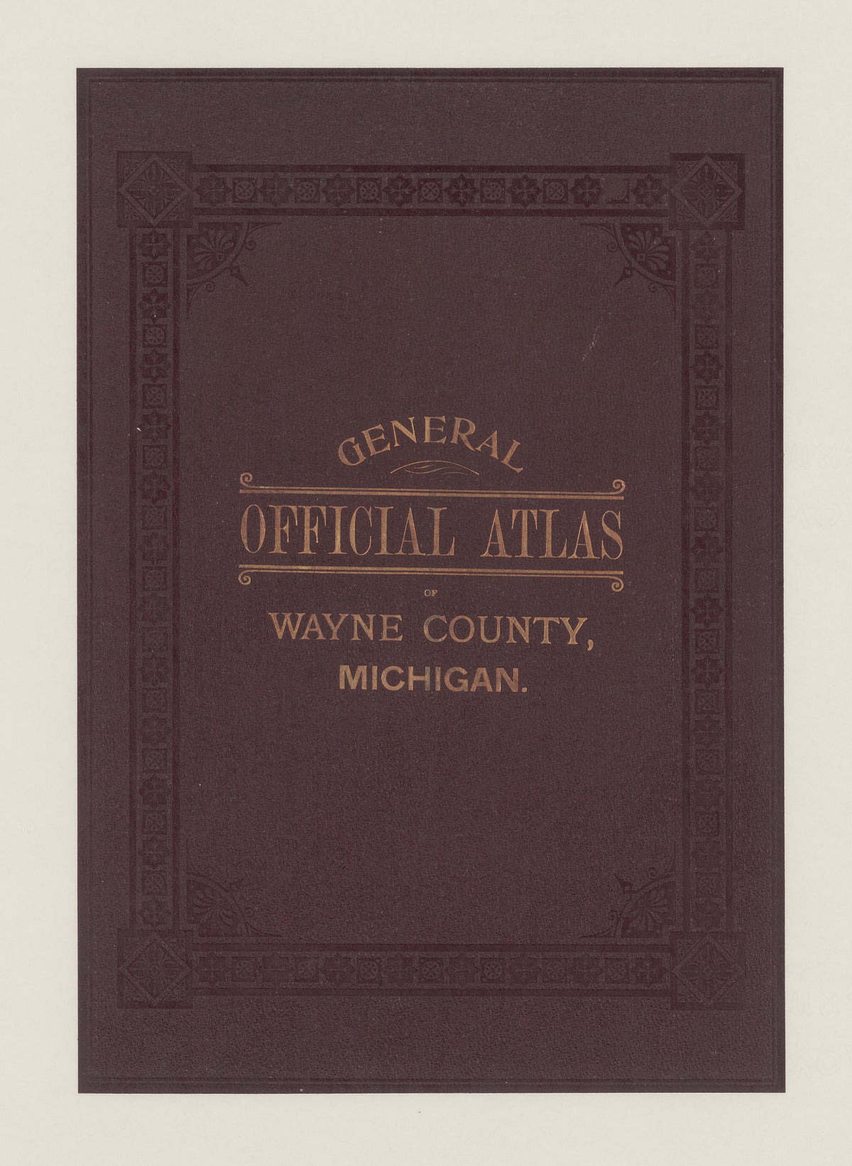Image 41 of General Official Atlas of Wayne County, Michigan : Containing General Maps of Wayne County and City of Detroit, General Township Maps ... from General Official Atlas of Wayne County, Michigan : Containing General Maps of Wayne County and C... by Relic Map Company