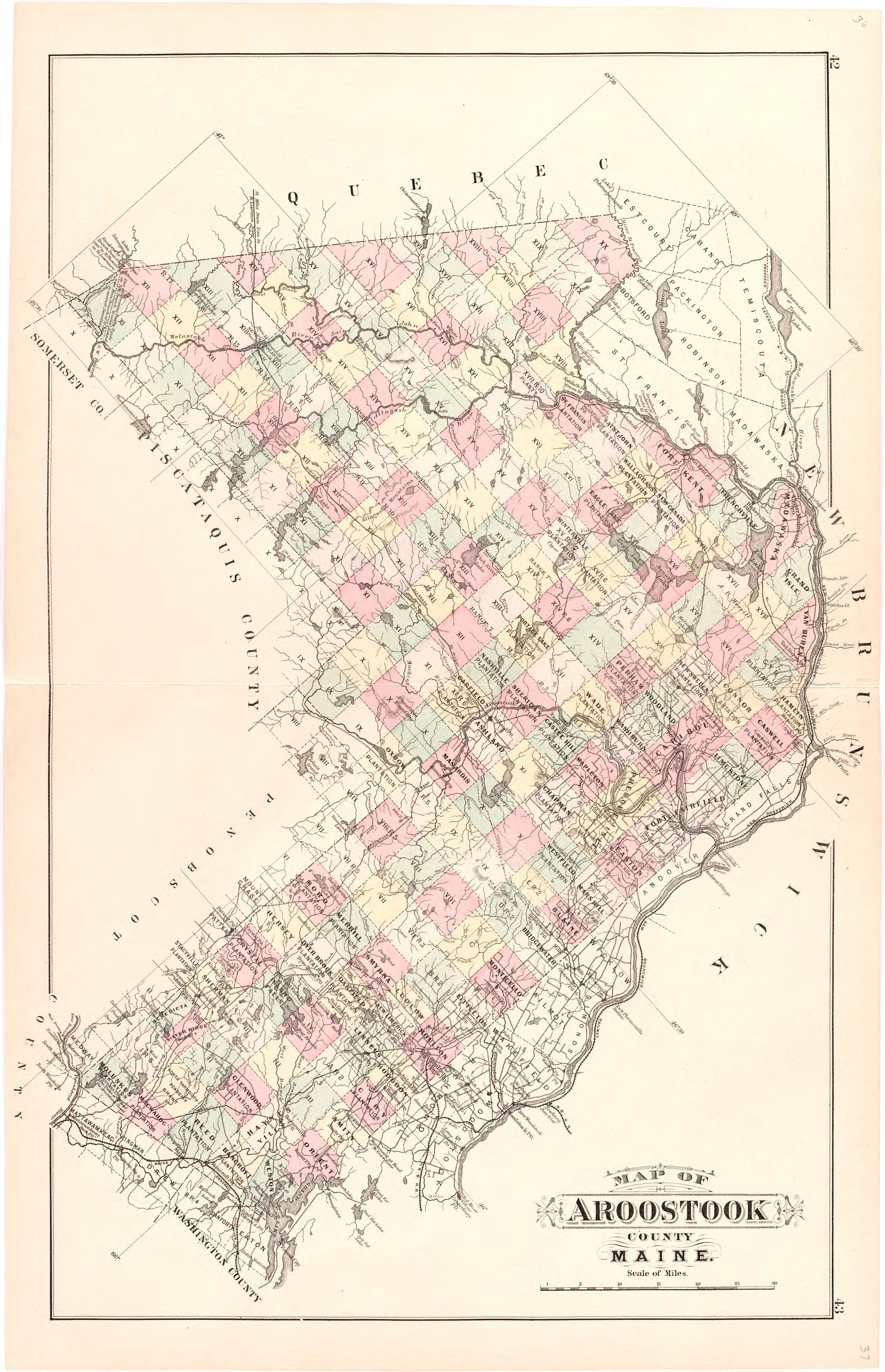 This old map of Maine, was created by Bourquin, F. (Frederick)|Bracher, Wm. (William)|Colby & Stuart|George N. Colby & Co in 1887